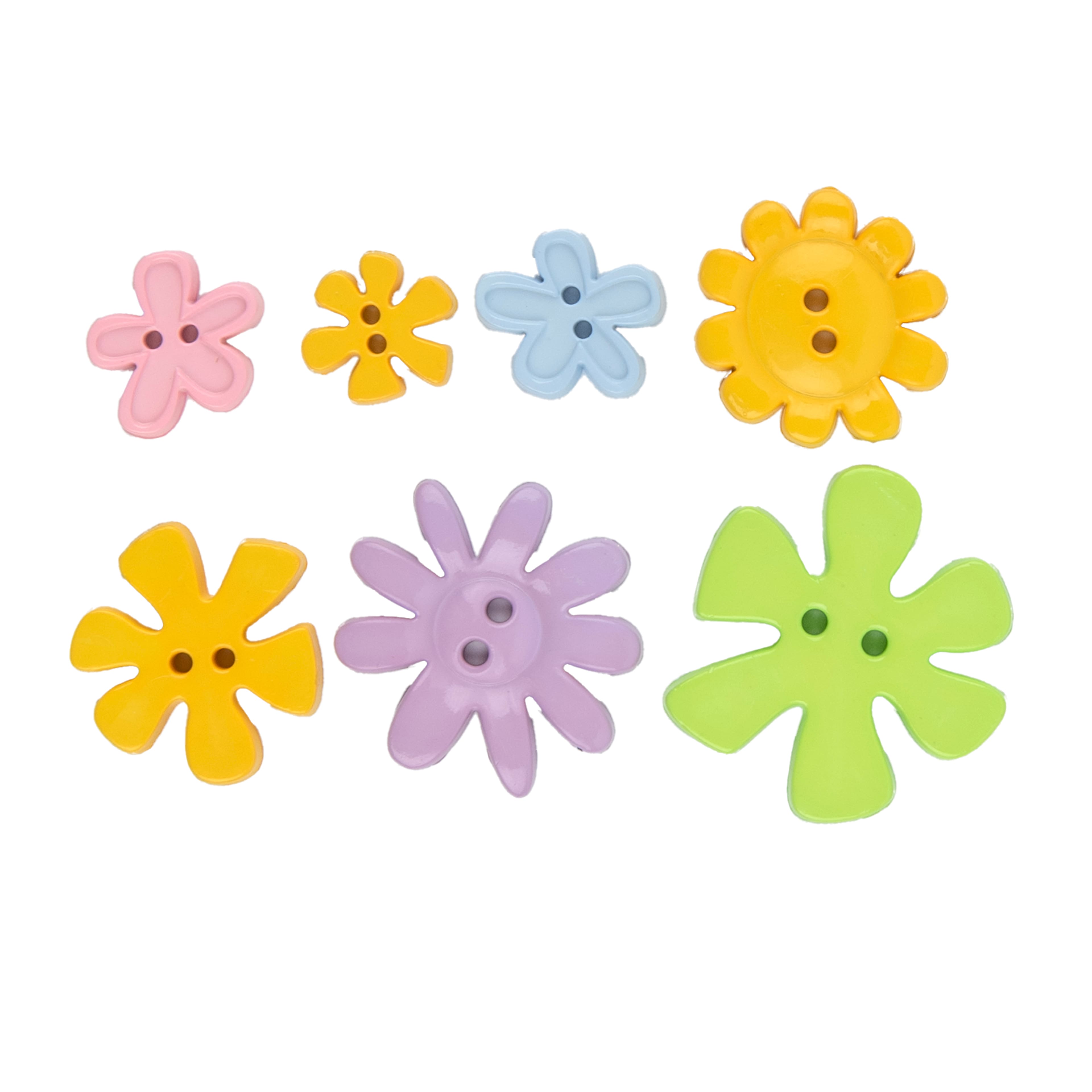 Favorite Findings&#x2122; Pastel Flower Button Mix