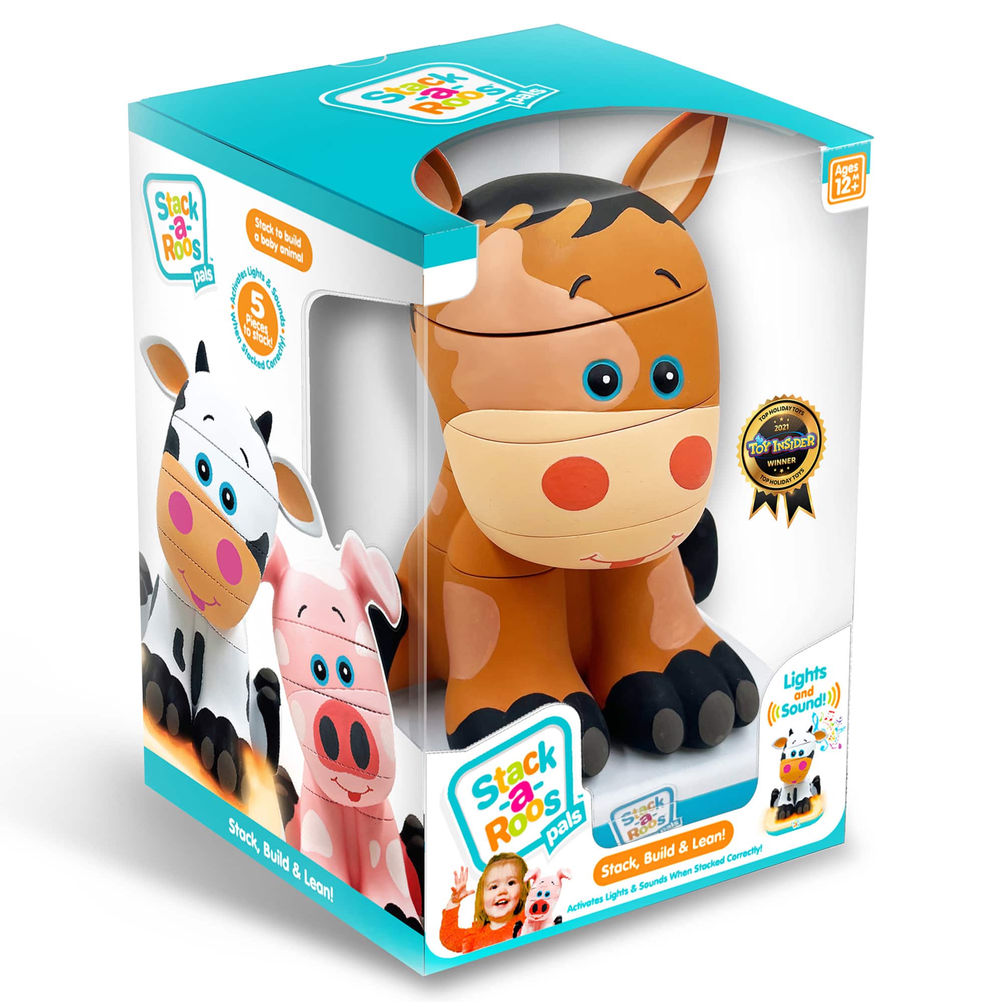 Stack-a-Roos Pals&#x2122; Baby Horse Stacking Animal Tower