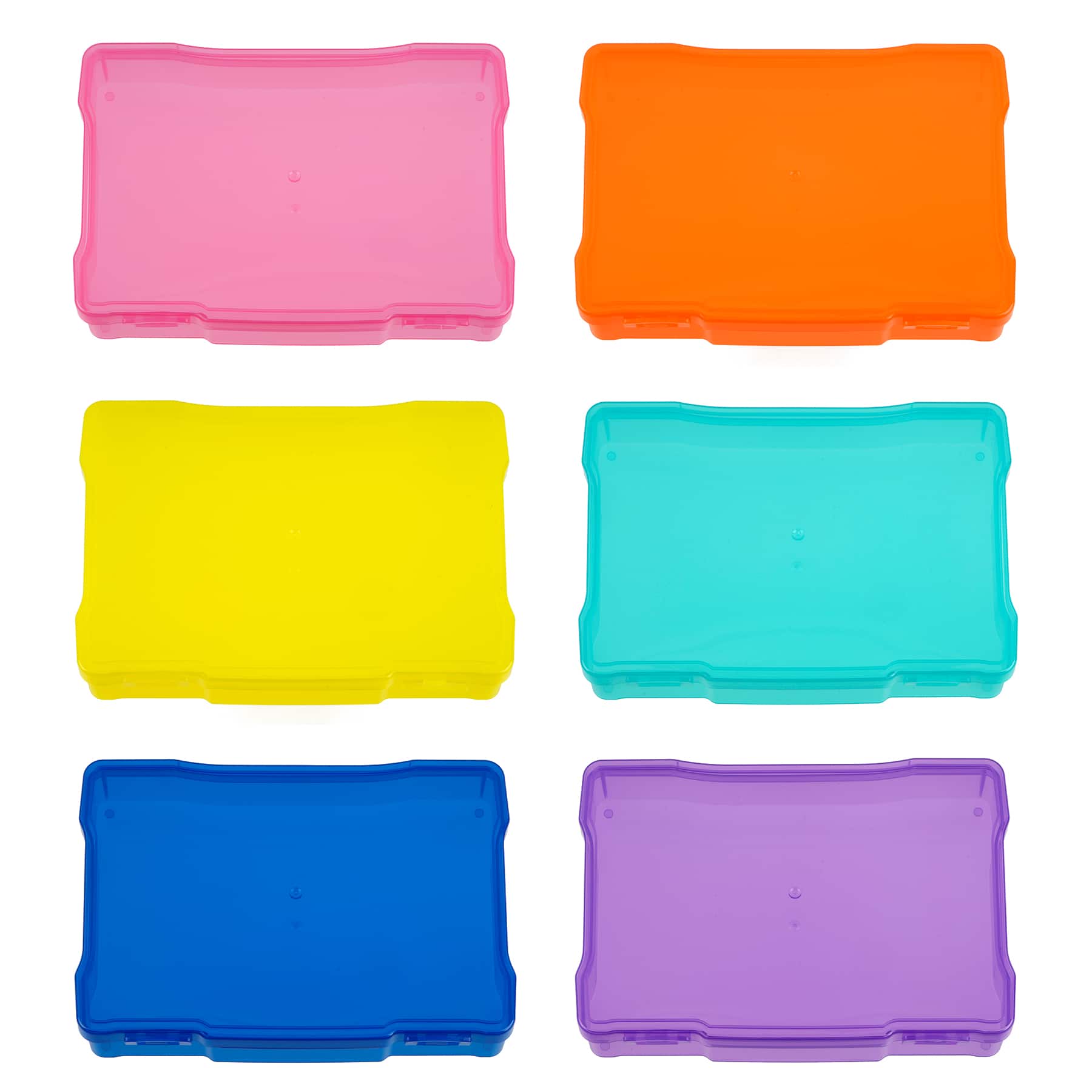 5" x 7" Rainbow Photo Storage Cases, 6ct. by Simply Tidy®