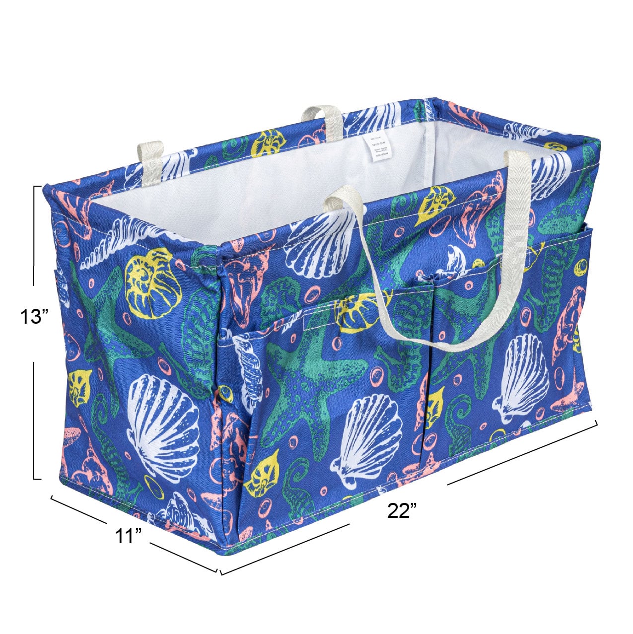 Household Essentials Large-Capacity Krush Utility Tote with 4 Exterior Pockets