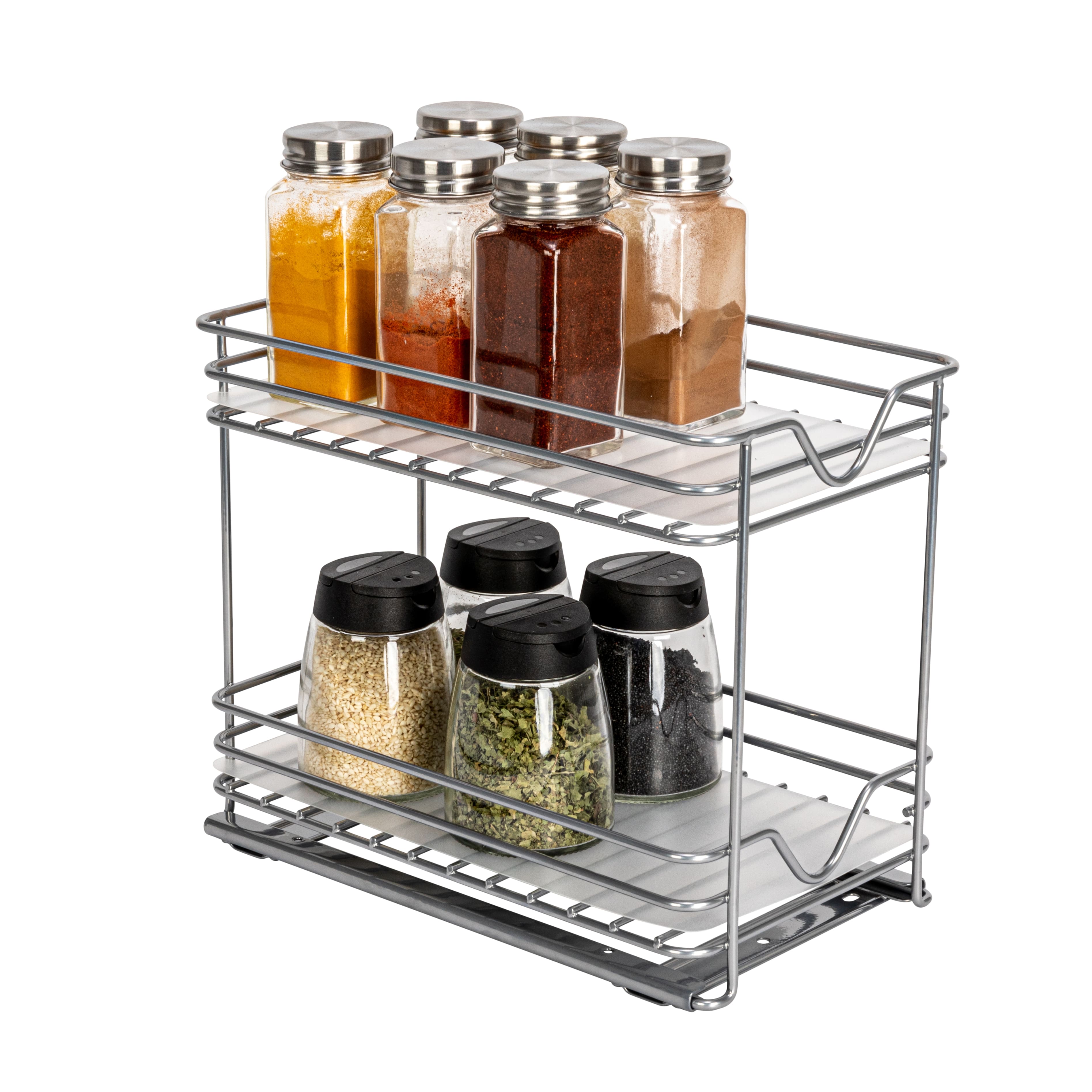 Household Essentials Glidez 2-Tier Spice Rack Organizer