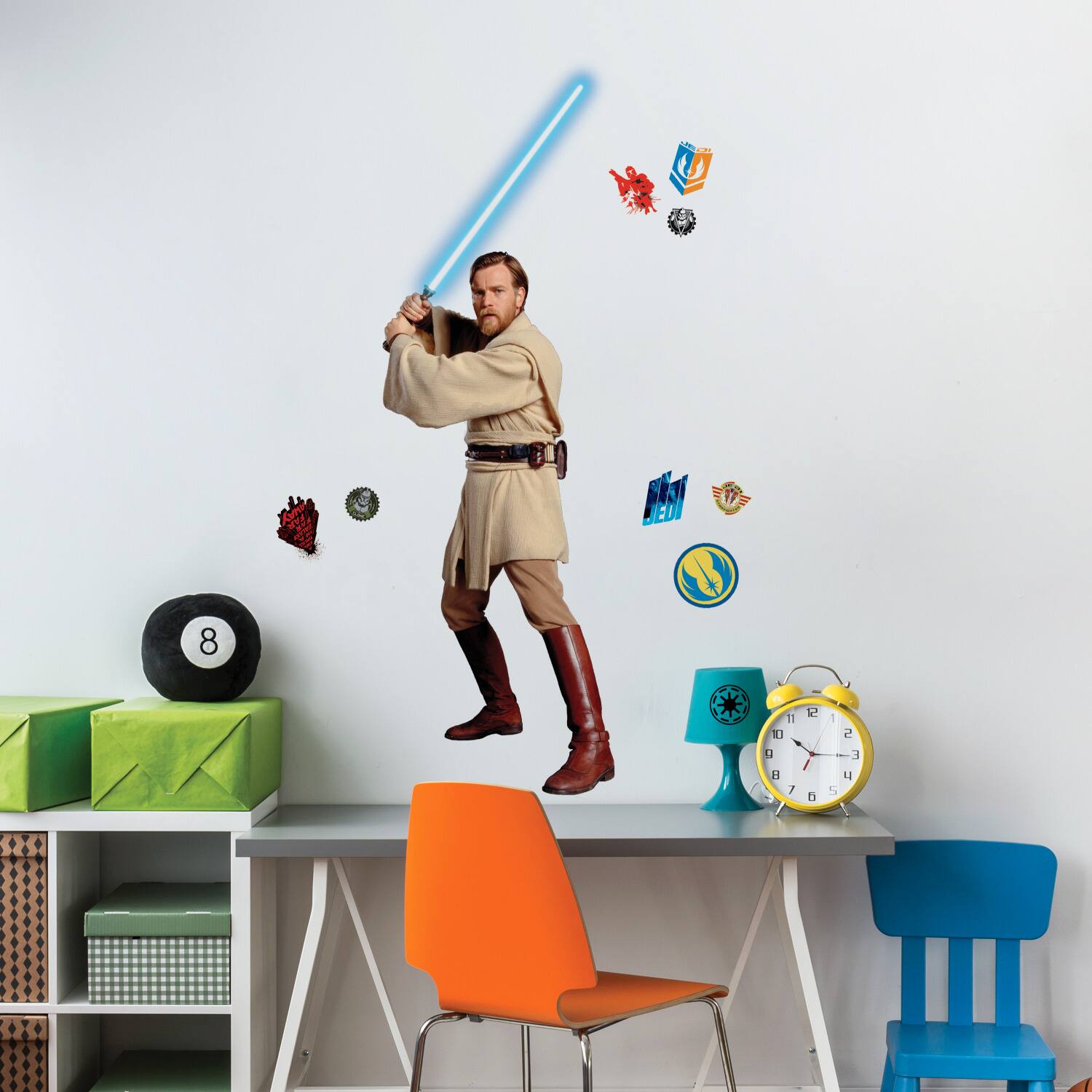 RoomMates Classic Obi-Wan Peel &#x26; Stick Giant Wall Decals