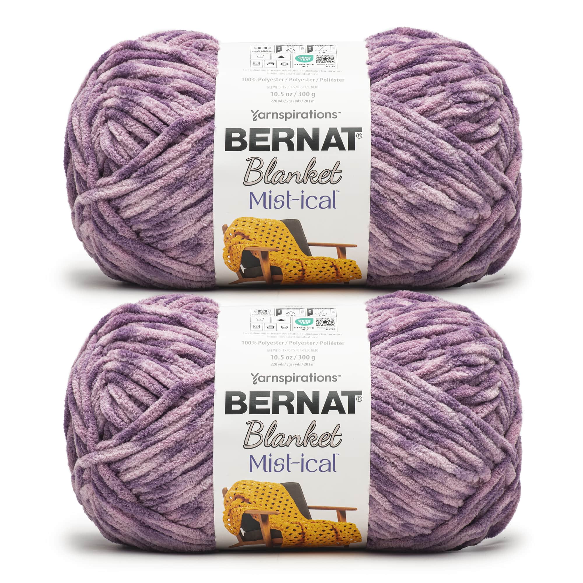 2 Pack Bernat&#xAE; Blanket Mist-ical&#x2122; Yarn