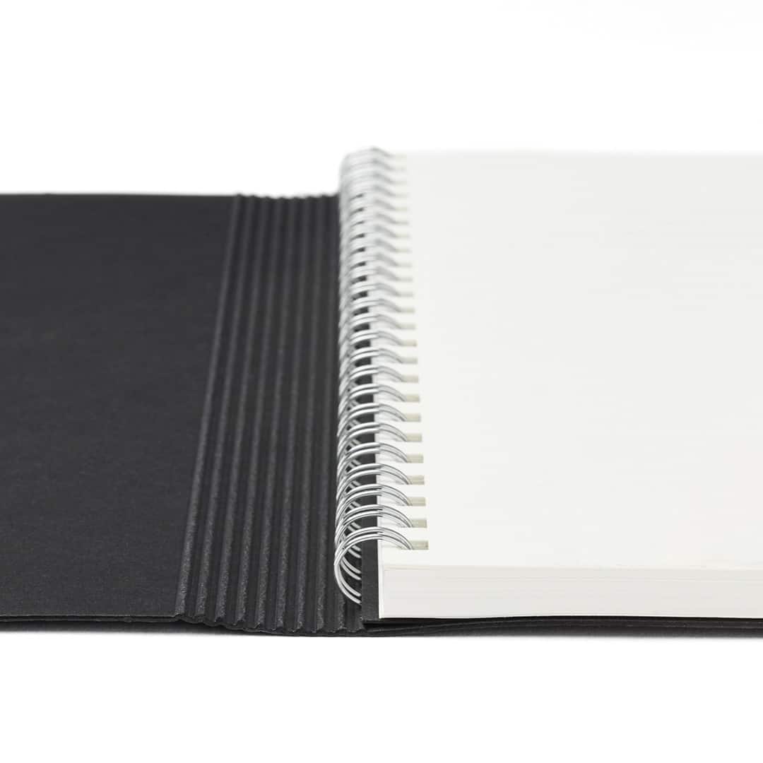 Fabriano&#xAE; EcoQua Plus A5 Lined Hidden Spiral-Bound Notebook