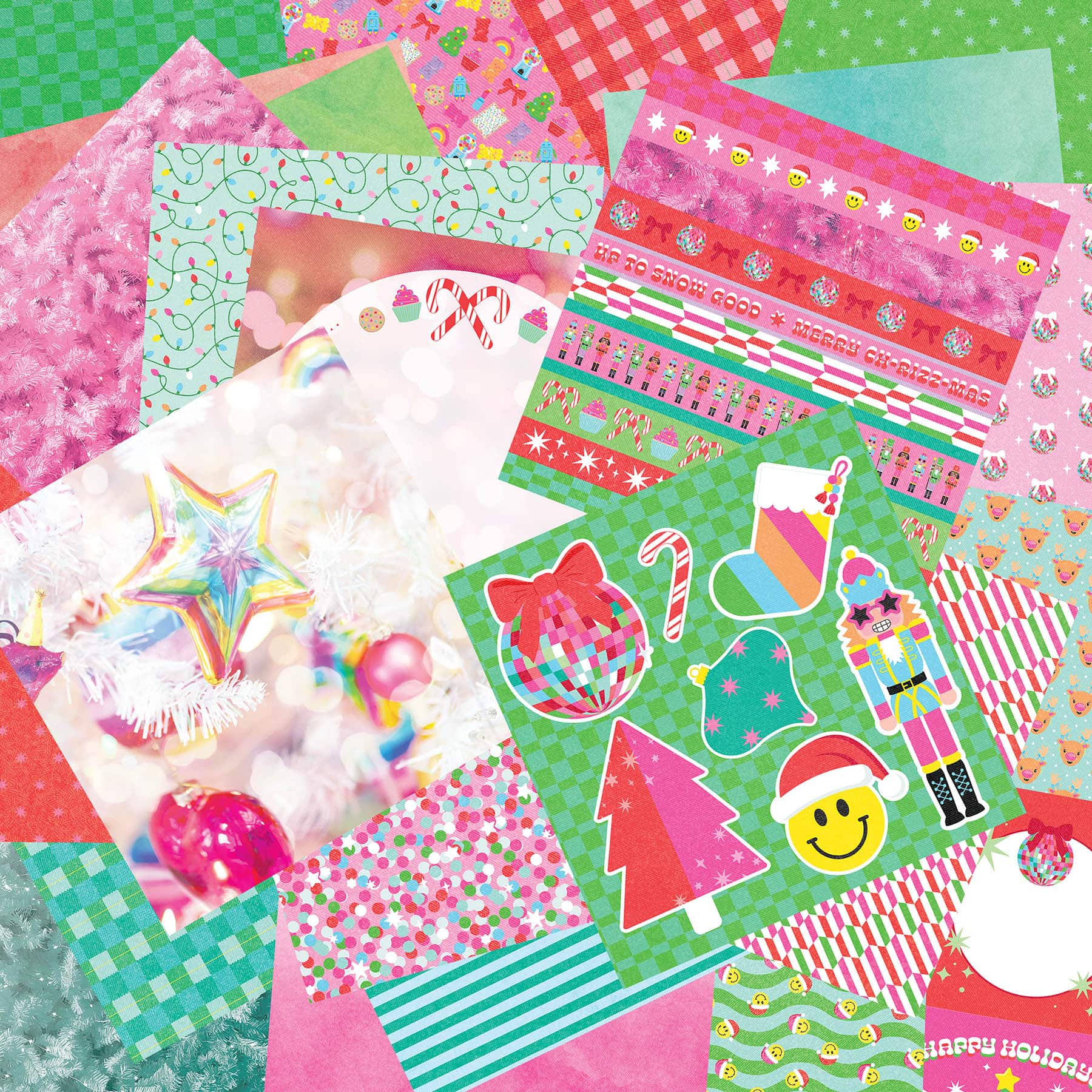6&#x22; x 6&#x22; Merry Maximus Double-Sided Paper Pad, 24 Sheets by Recollections&#x2122;