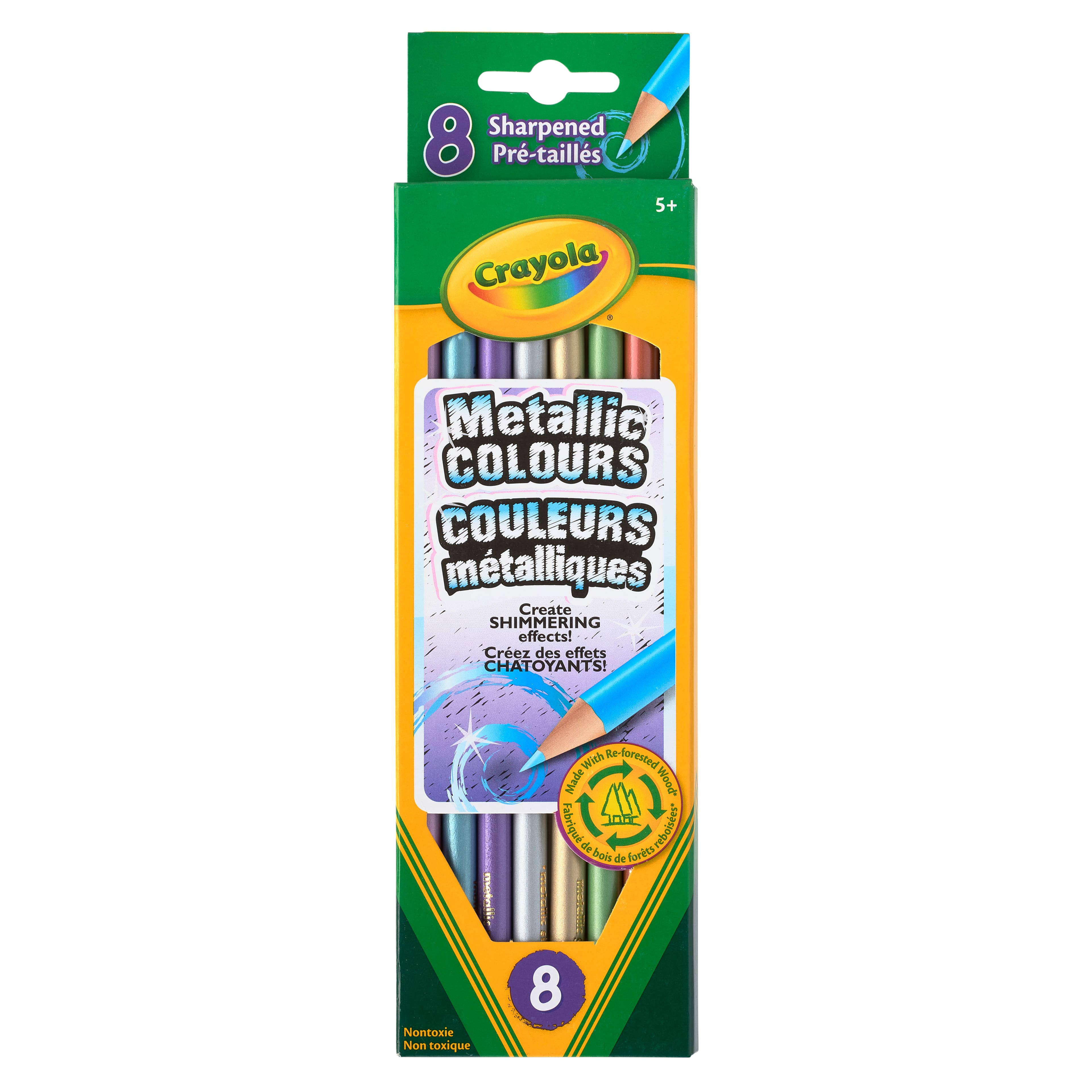 Crayola® Metallic Coloured Pencils