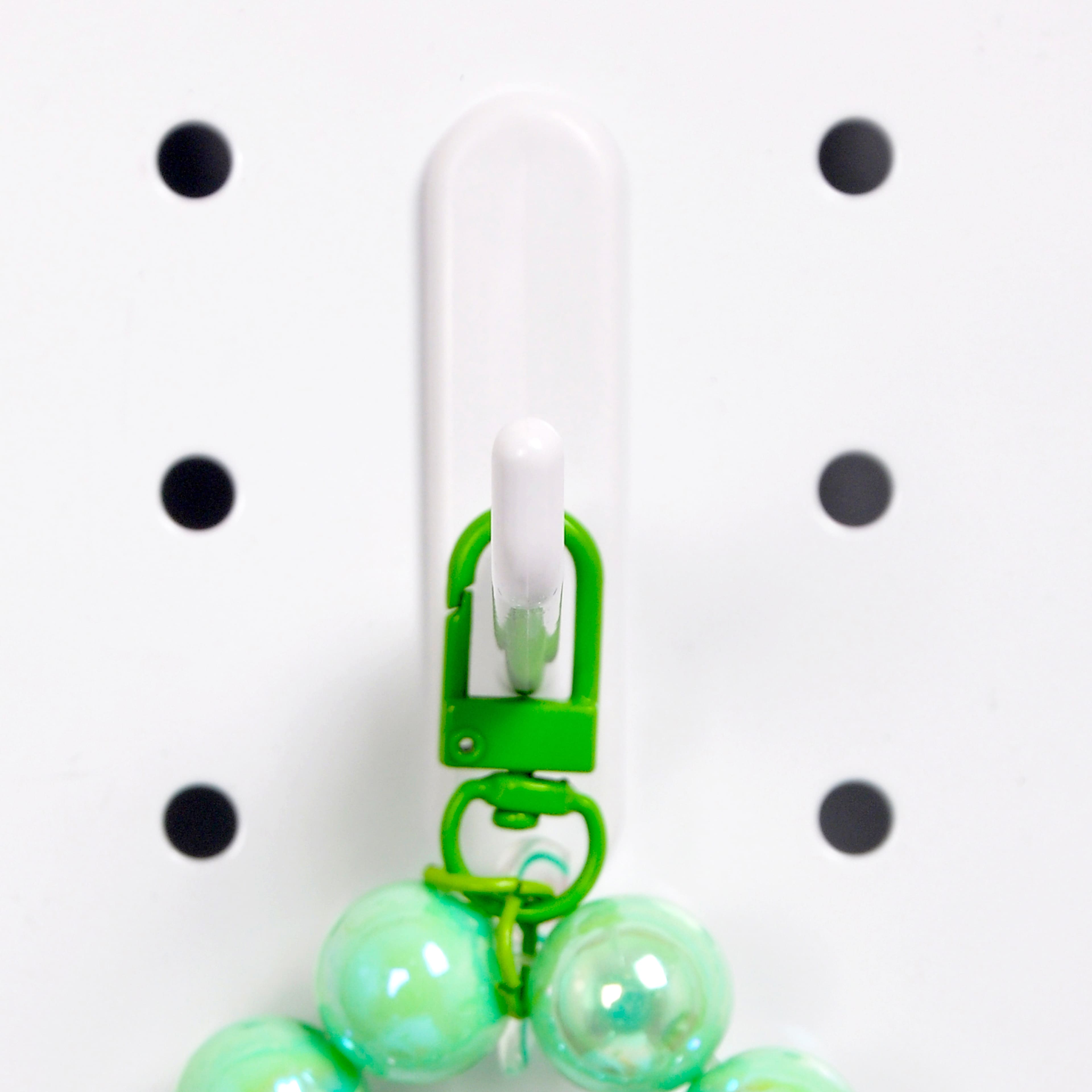 Long White Pegboard Hooks by Simply Tidy®, 5ct.