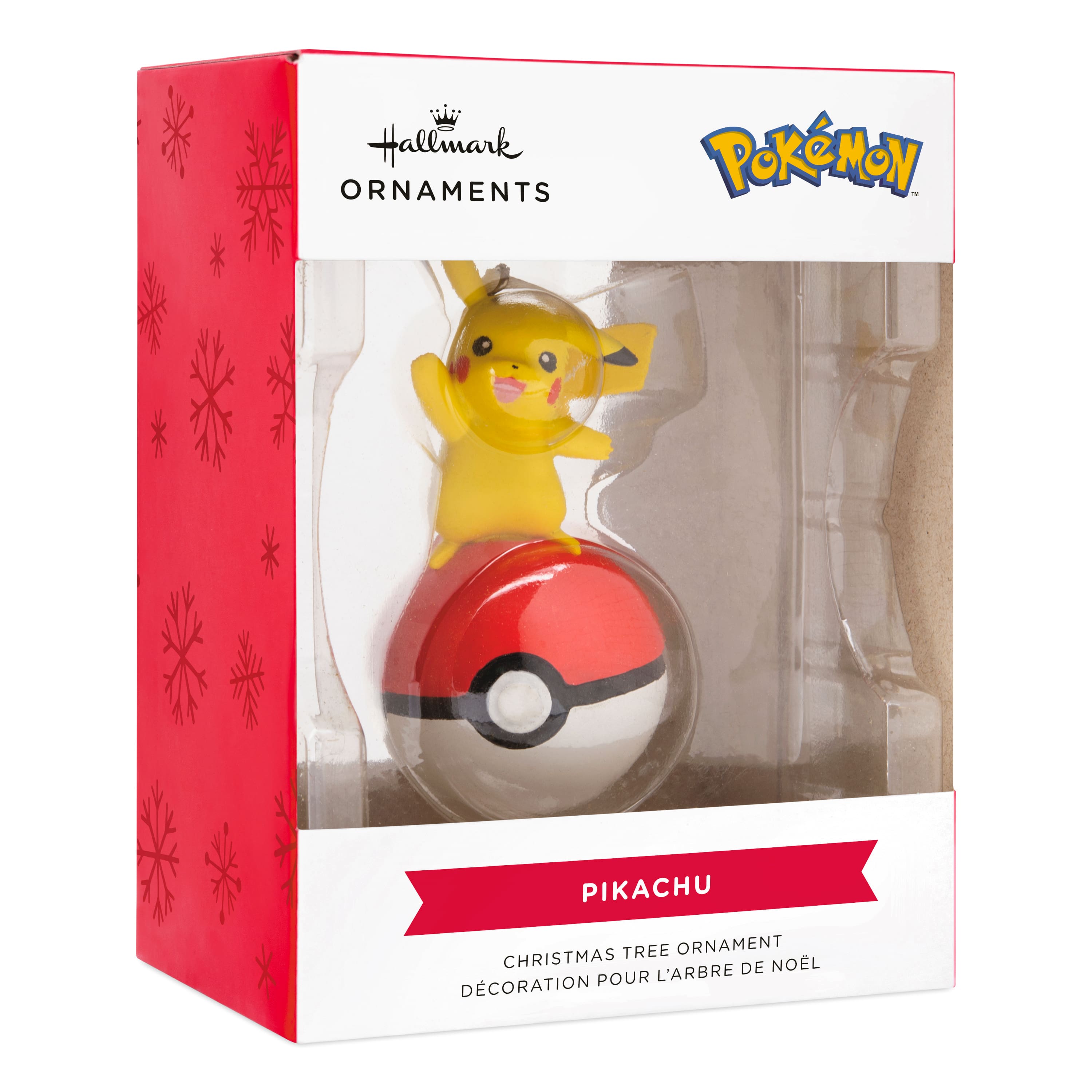 Hallmark 3&#x22; Pok&#xE9;mon&#x2122; Pikachu on Pok&#xE9; Ball Ornament