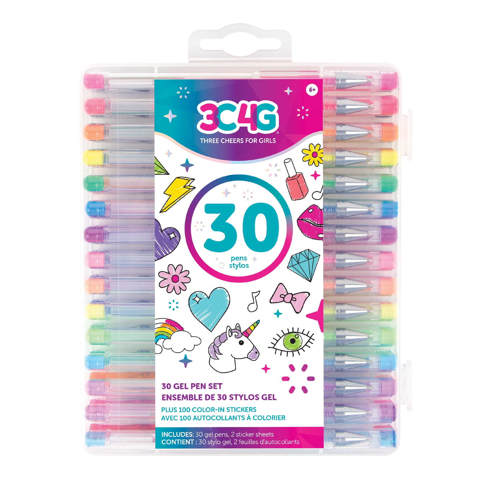 3C4G&#xAE; 30 Piece Gel Pen Set