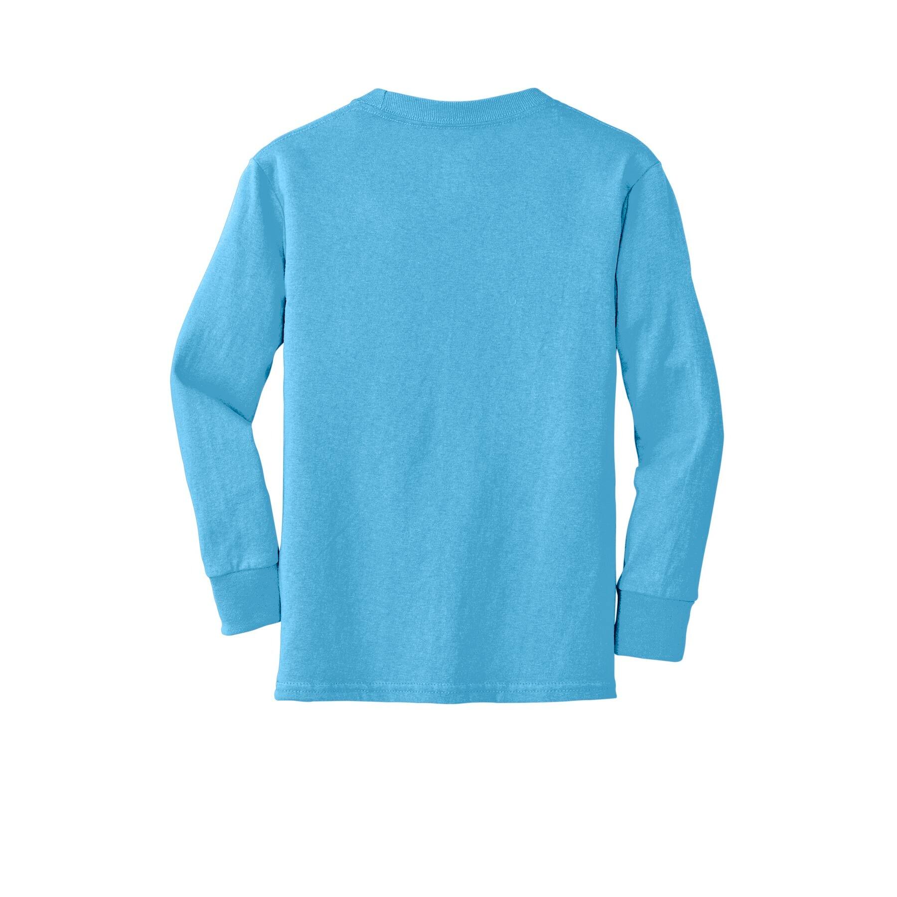 Port & Company® Youth Long Sleeve Core Cotton T-Shirt