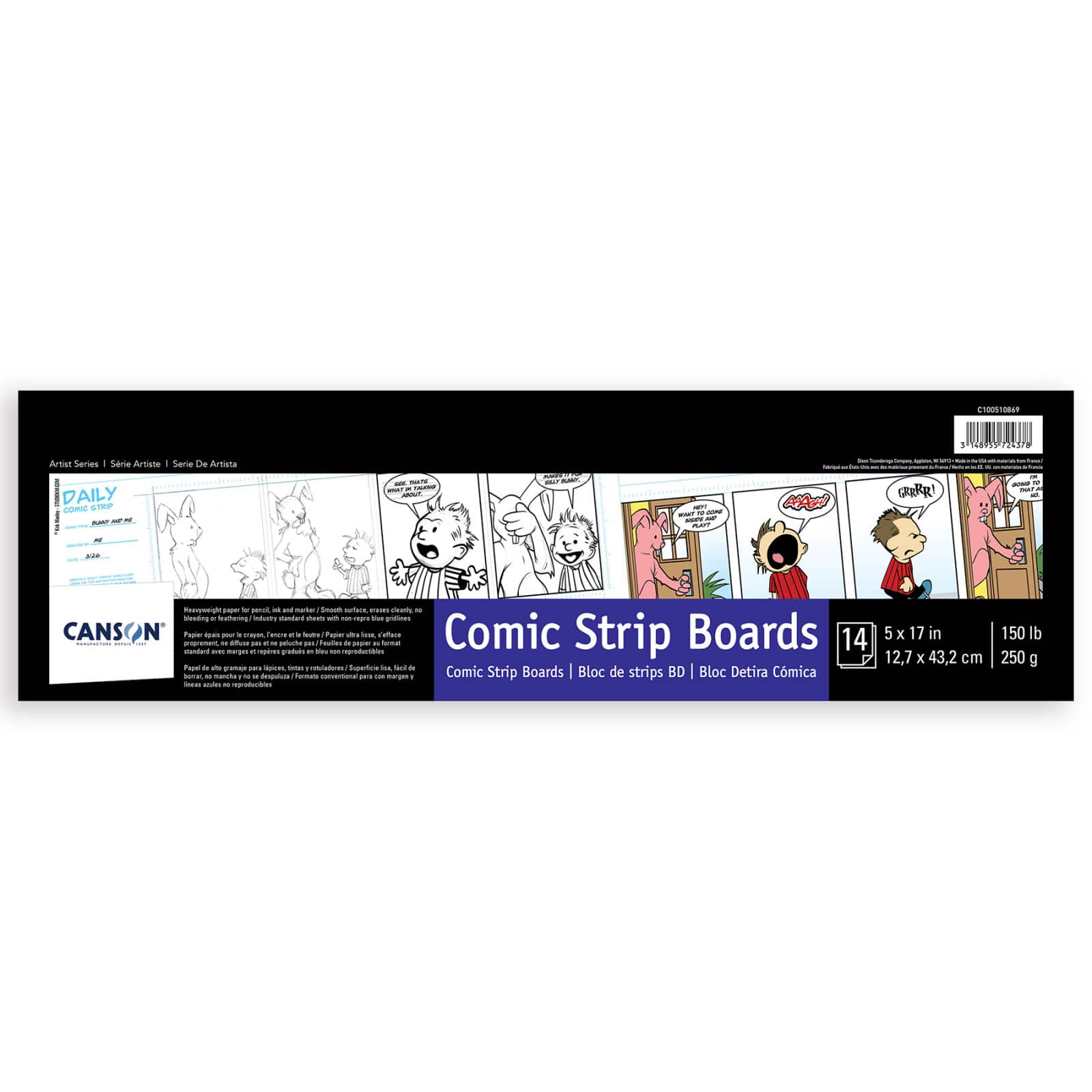 Canson® Fanboy Comic Strip Daily Board Pack