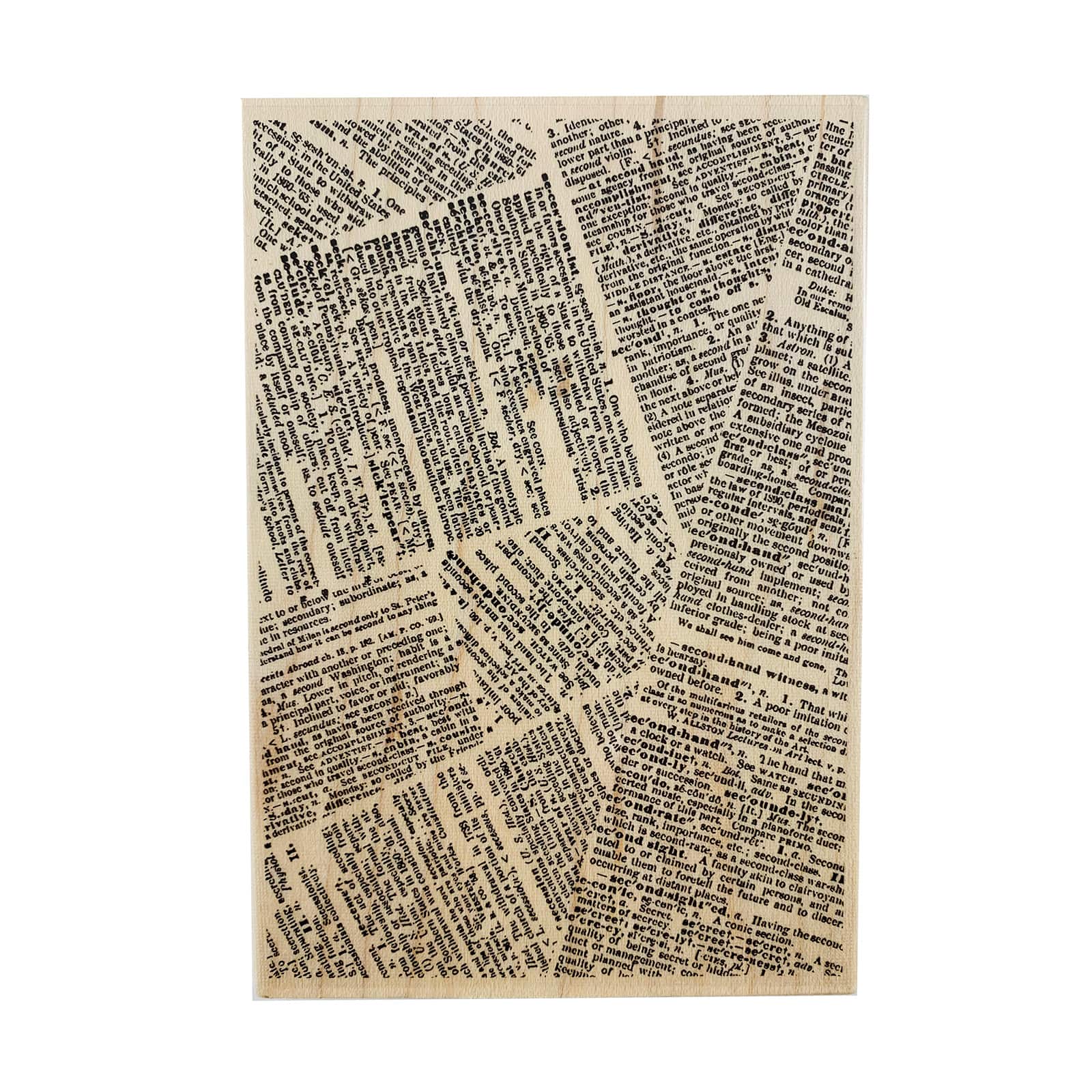 6 Pack: Background Articles Wood Stamp by Recollections™