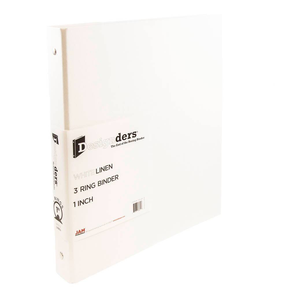 JAM Paper 1" Premium Linen Texture 3Ring Binder Binders Michaels