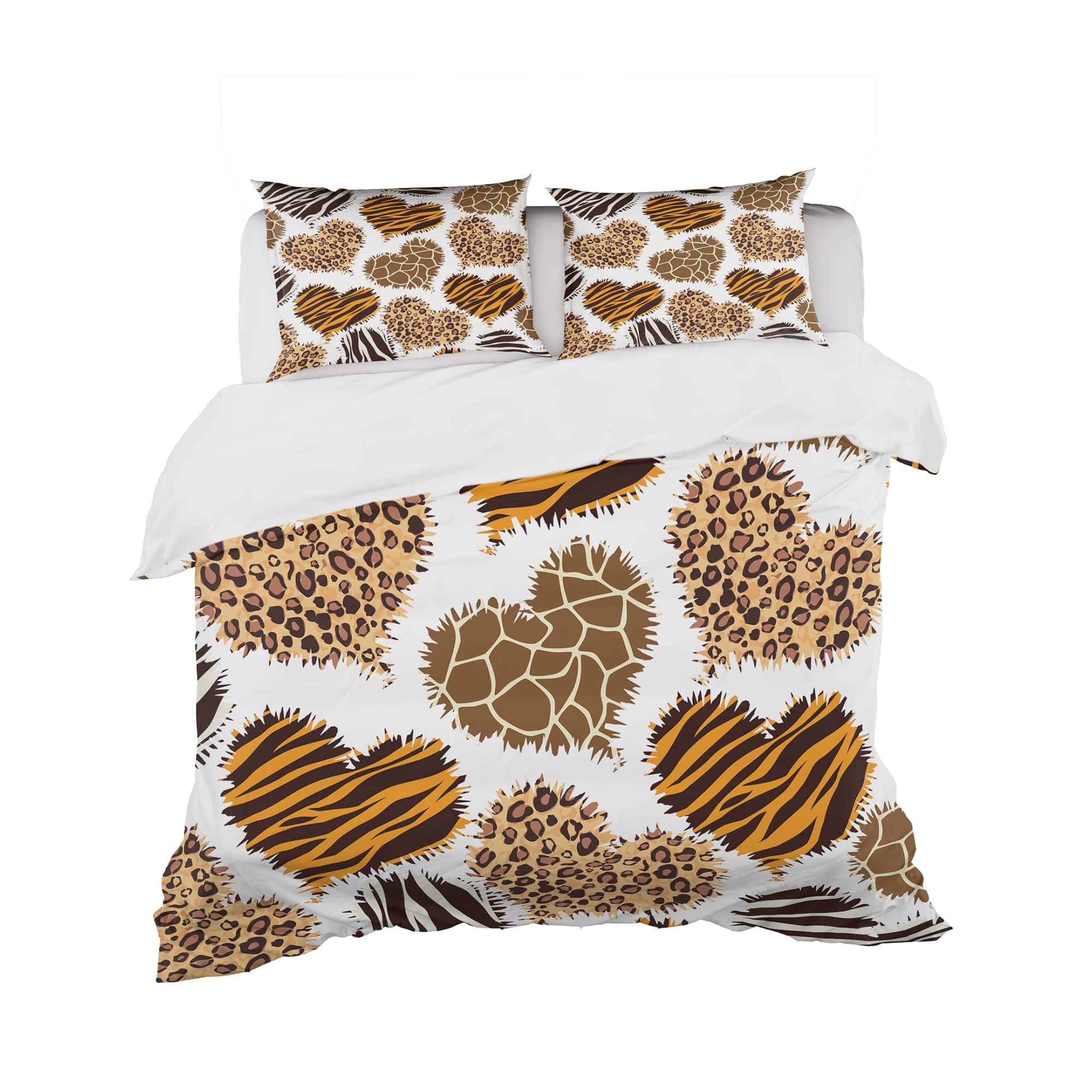 Designart &#x27;Animal Print Style&#x27; Tropical Bedding Set - Duvet Cover &#x26; Shams