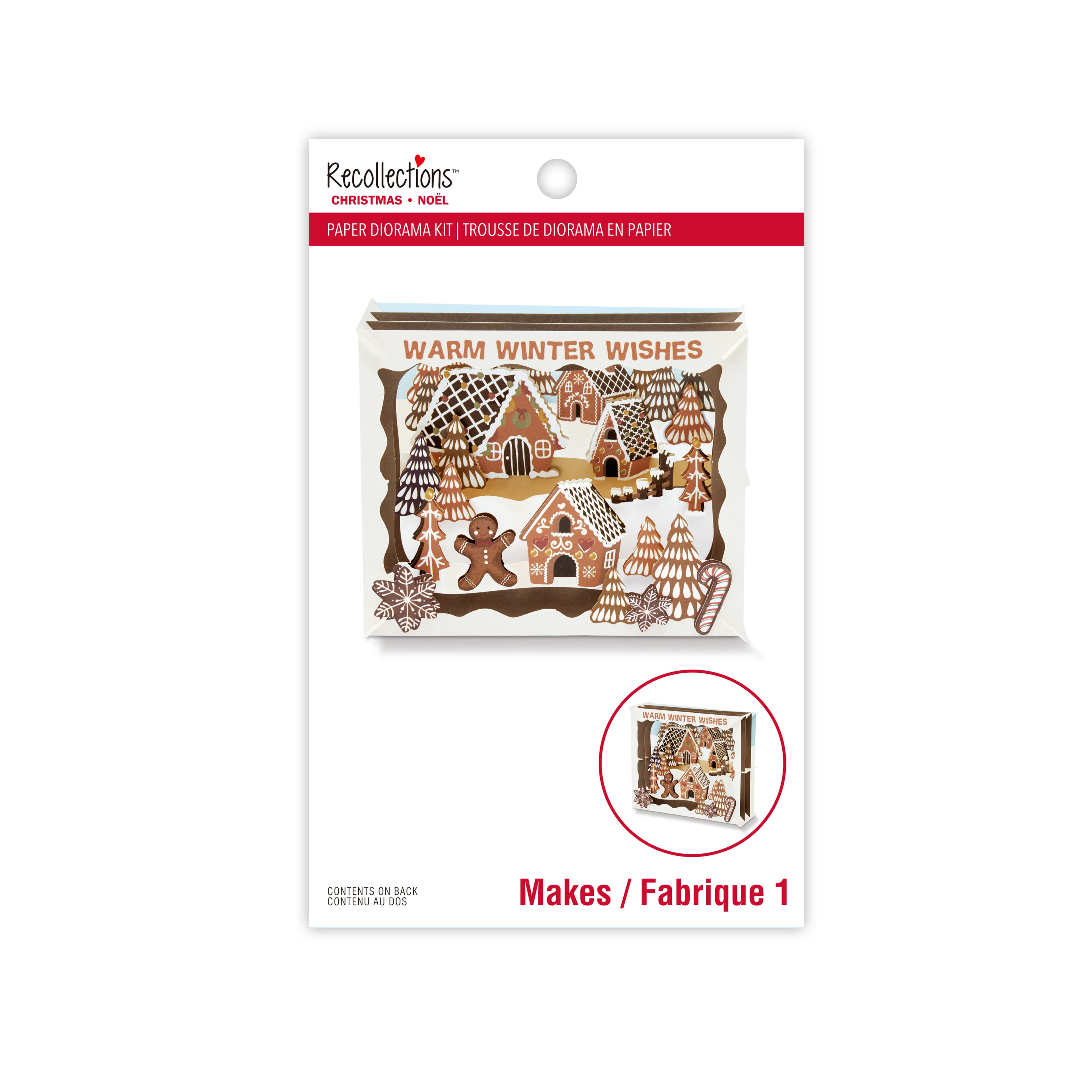 Gingerbread Forest Paper Diorama Kit by Recollections&#x2122;