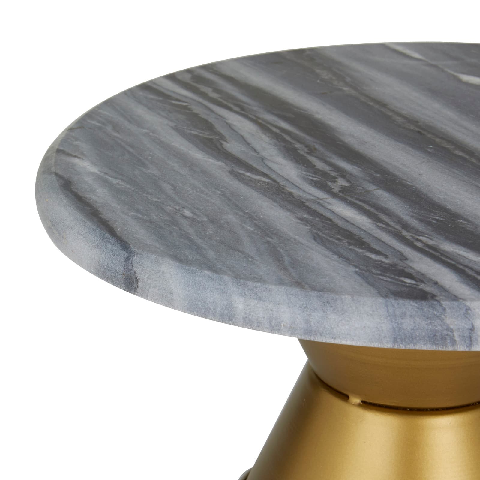 Grey Glam Cake Stand, 12&#x22; x 12&#x22; x 6&#x22;