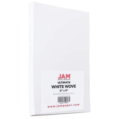 Jam Paper Ultimate White Wove 6