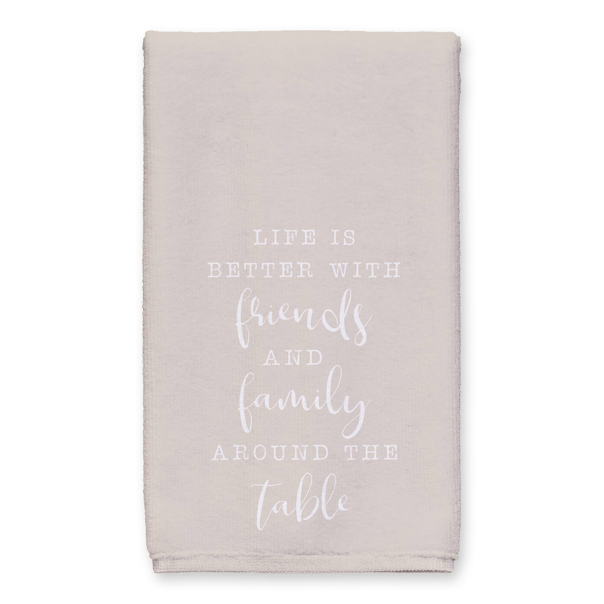 Geometric Half Quote Tea Towel Set
