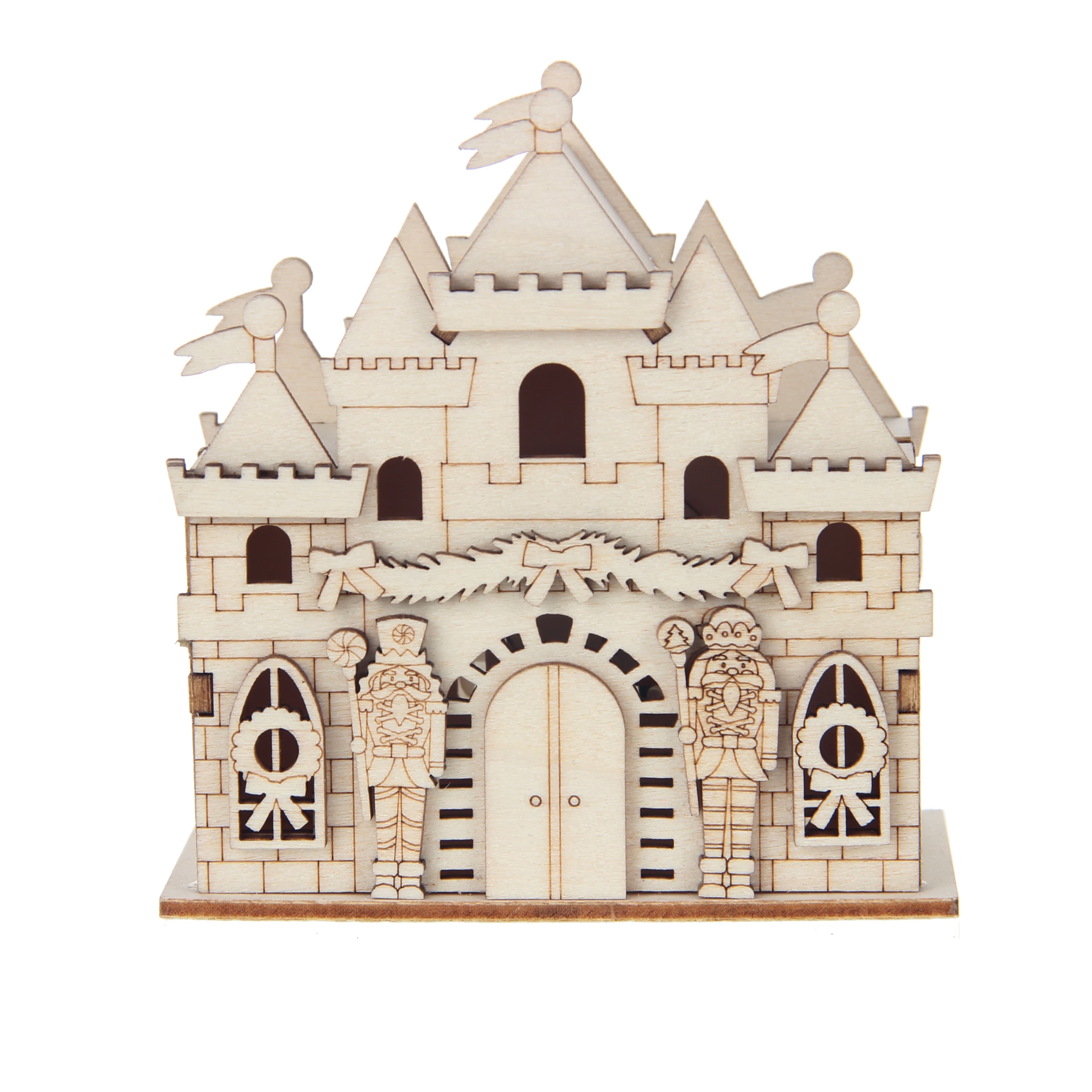 DIY LED Wood Village Castle by Make Market&#xAE;
