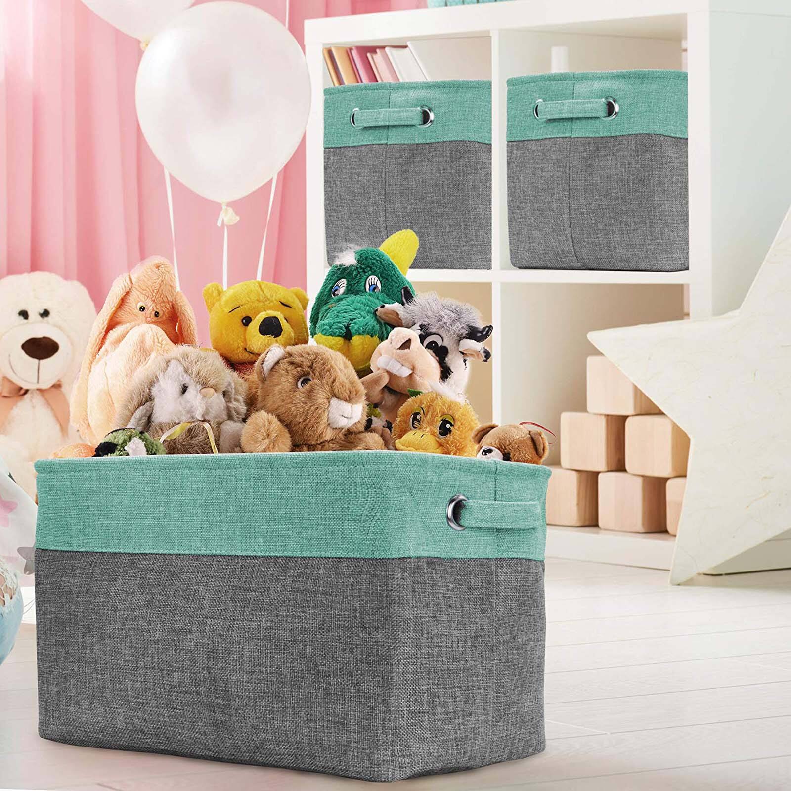 Sorbus 15&#x22; Twill Collapsible Storage Basket Set