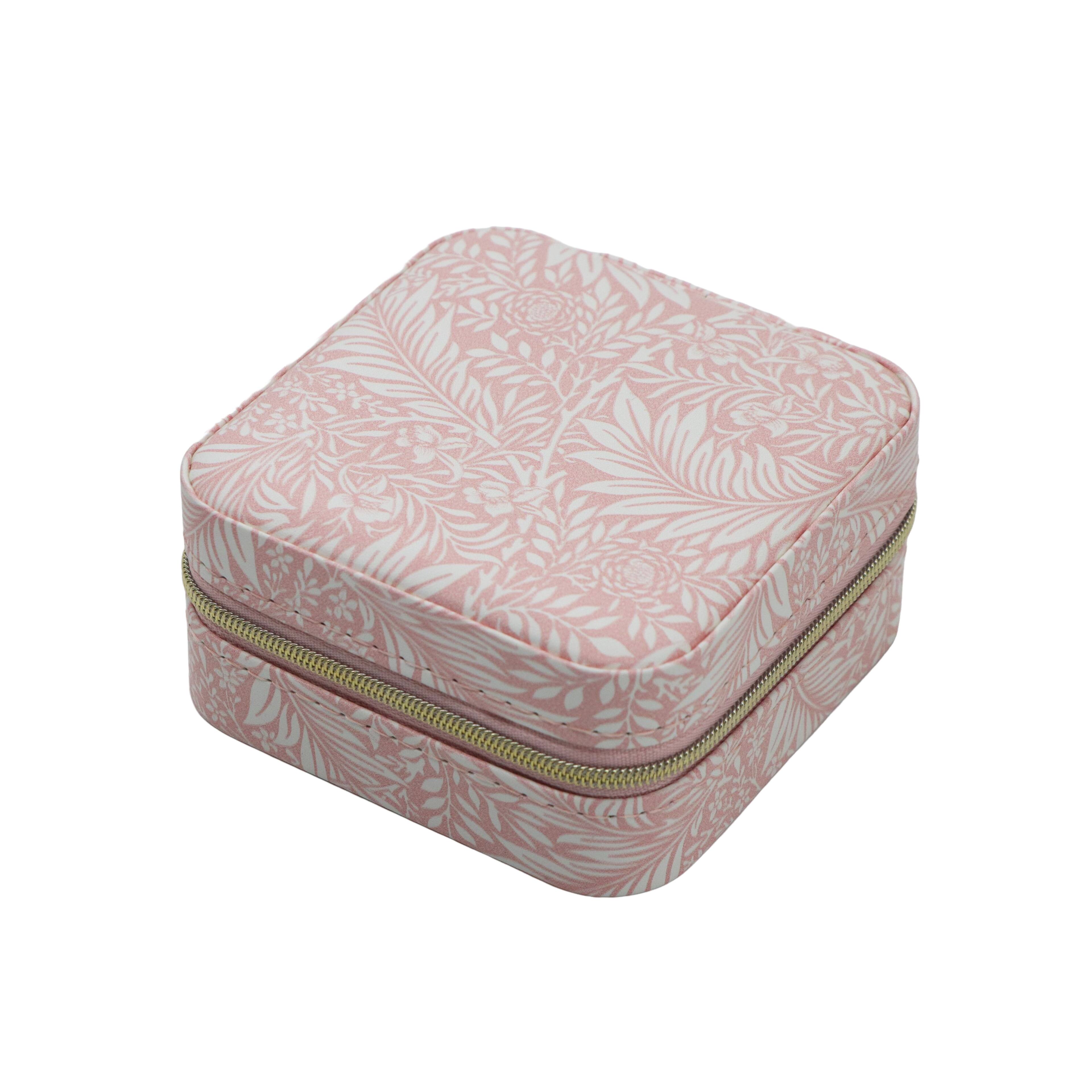 Assorted Floral Square Jewellery Zip Case, 1pc. by Fab Finds