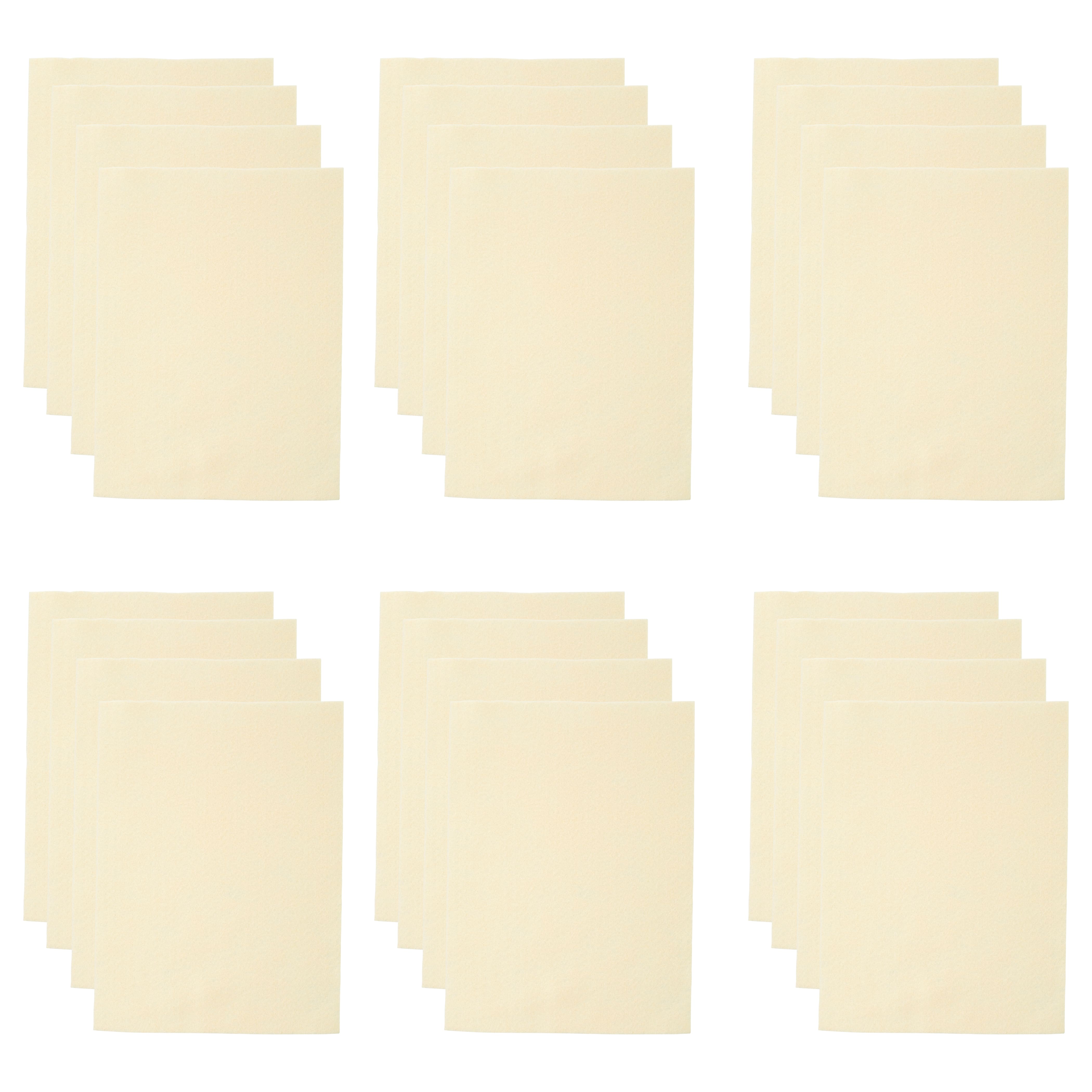 24 Pack: 9&#x22; x 12&#x22; Basic Felt by Creatology&#x2122;