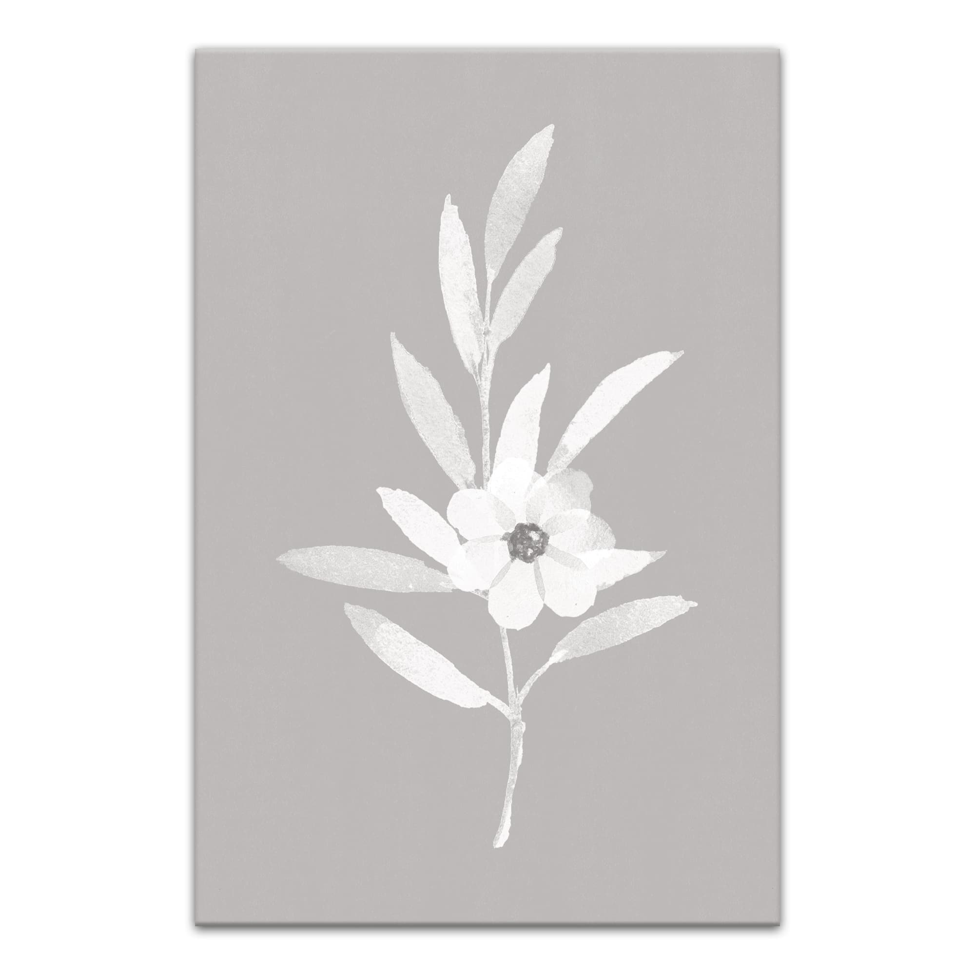 Soft White Botanicals 20" x 30" Canvas Wall Art
