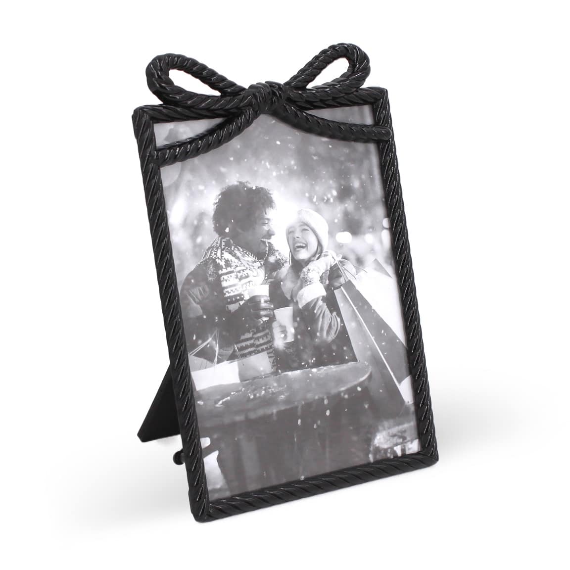 4&#x22; x 6&#x22; Rope with Bow Metal Frame by Studio D&#xE9;cor&#xAE;