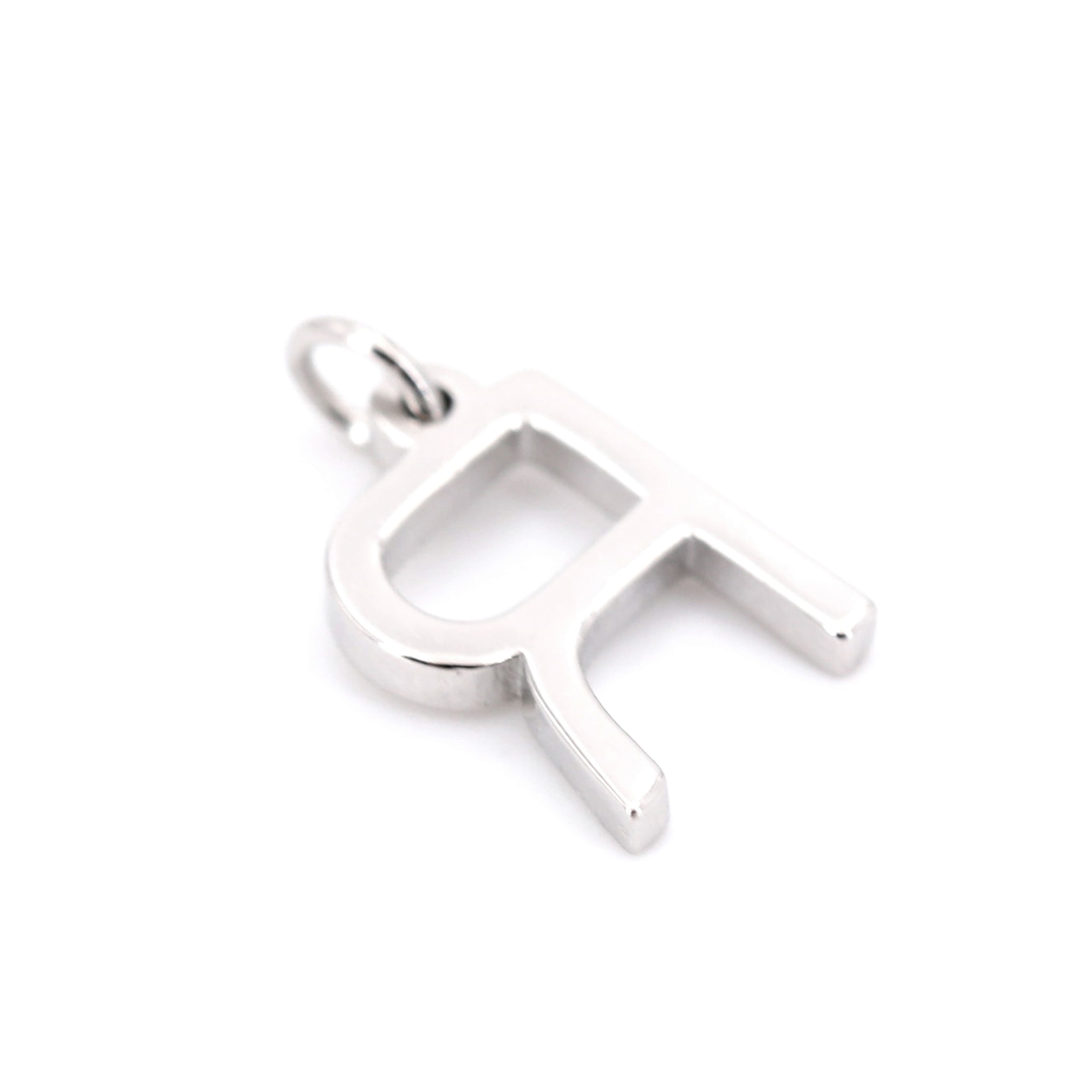 12 Pack: Sterling Silver Alphabet Charm by Bead Landing™