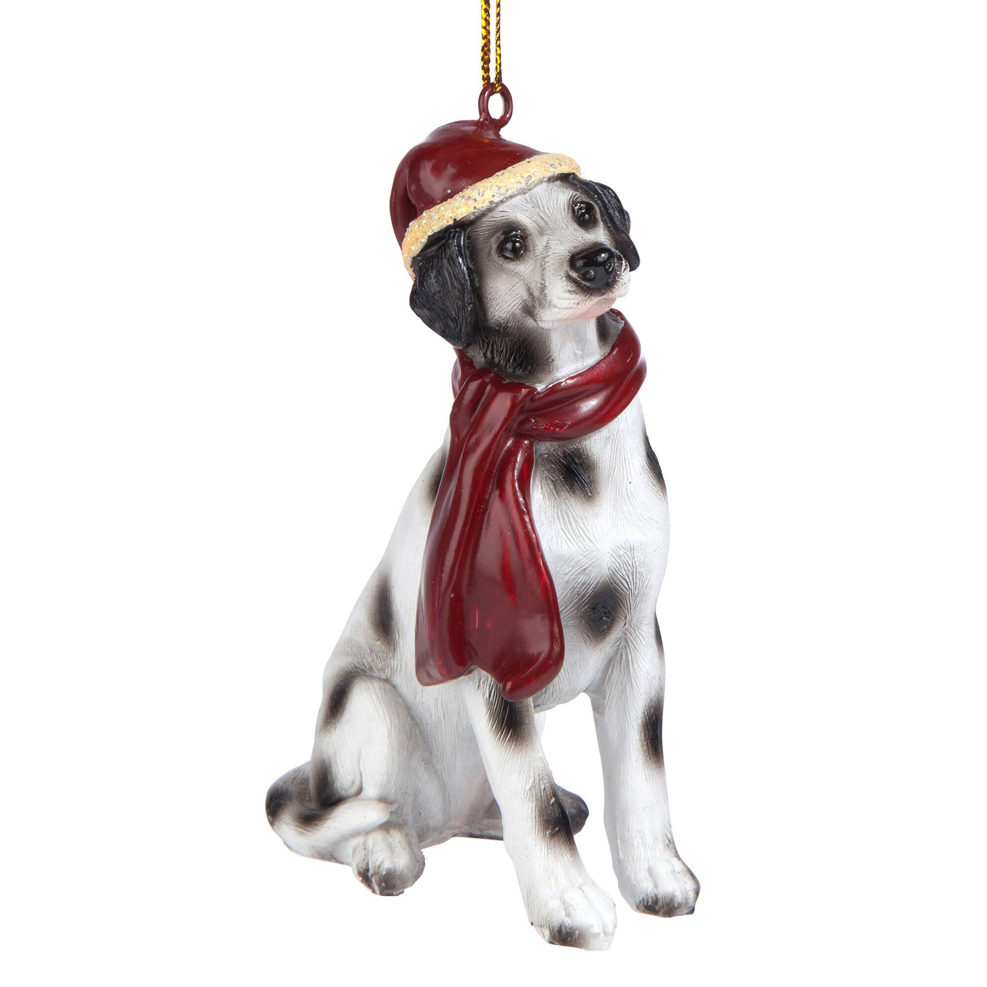 3.5" Dalmatian Holiday Dog Ornament