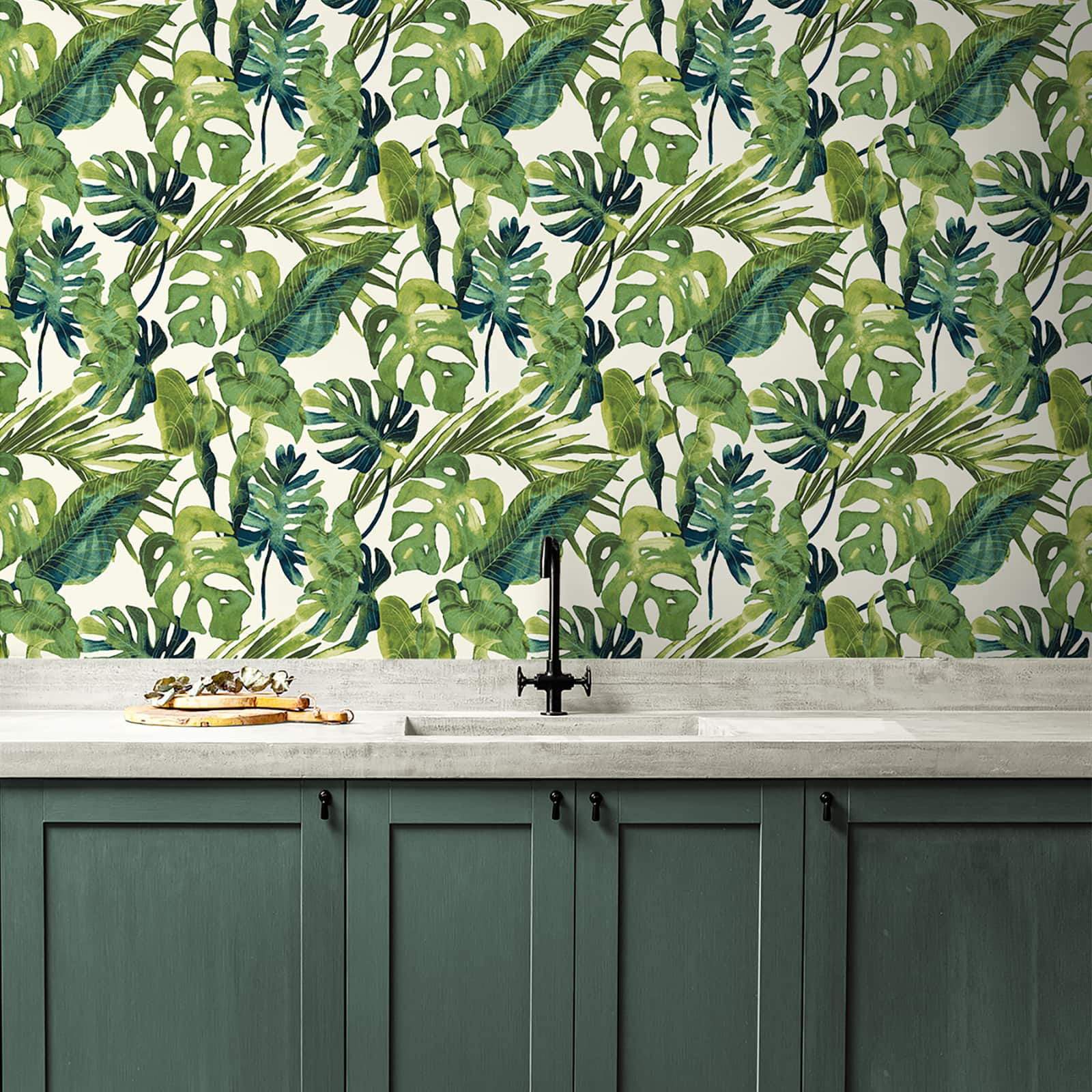 Tommy Bahama Falling Fronds Peel & Stick Wallpaper