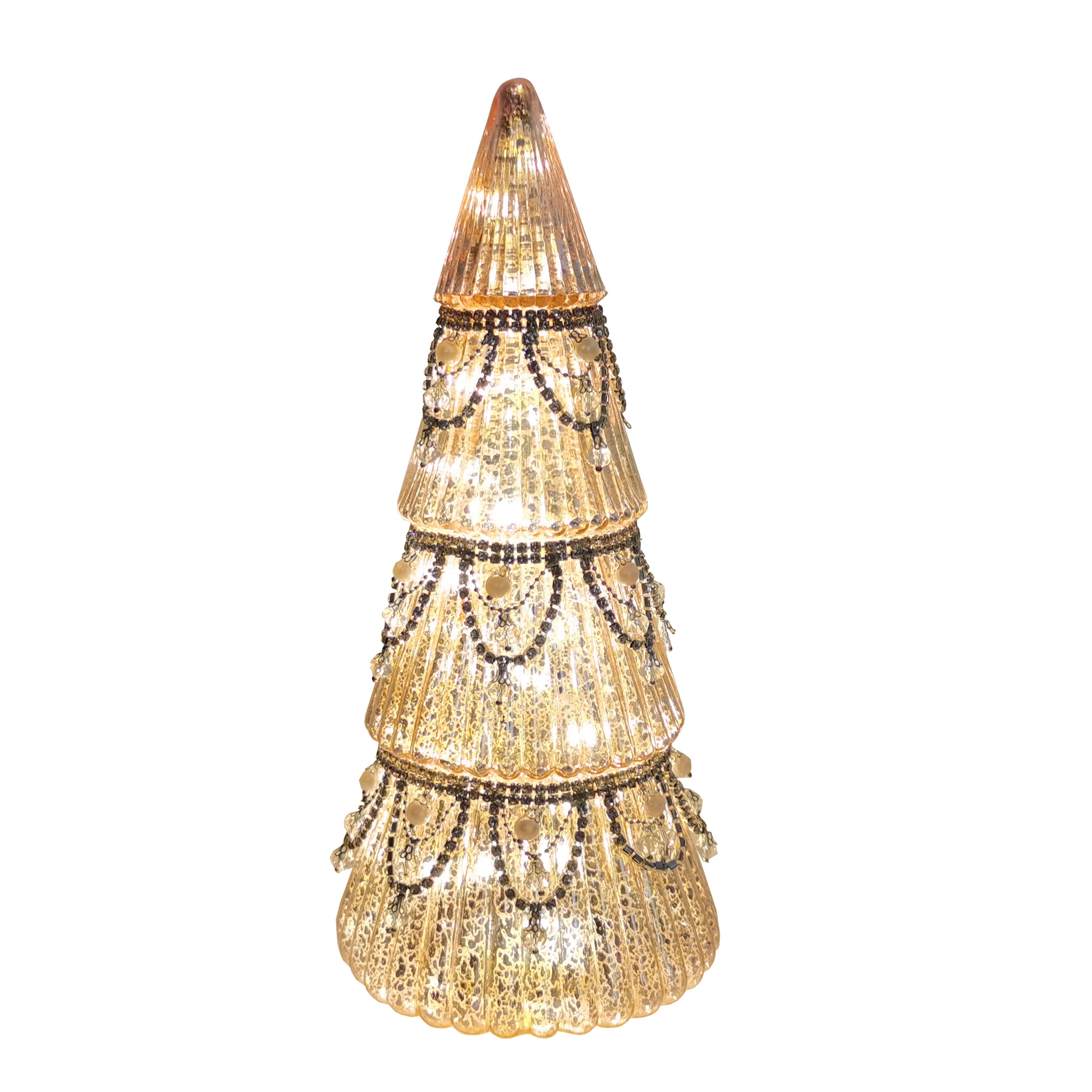 LED Glass Crystal Tree Tabletop D&#xE9;cor by Ashland&#xAE;