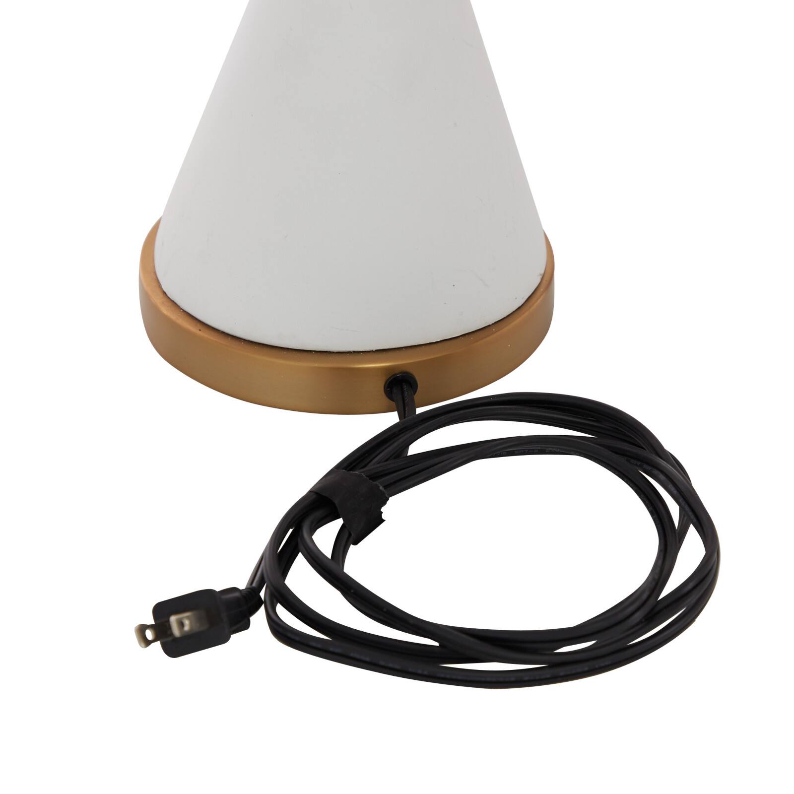 CosmoLiving by Cosmopolitan 25" Gold Ceramic Modern Table Lamp