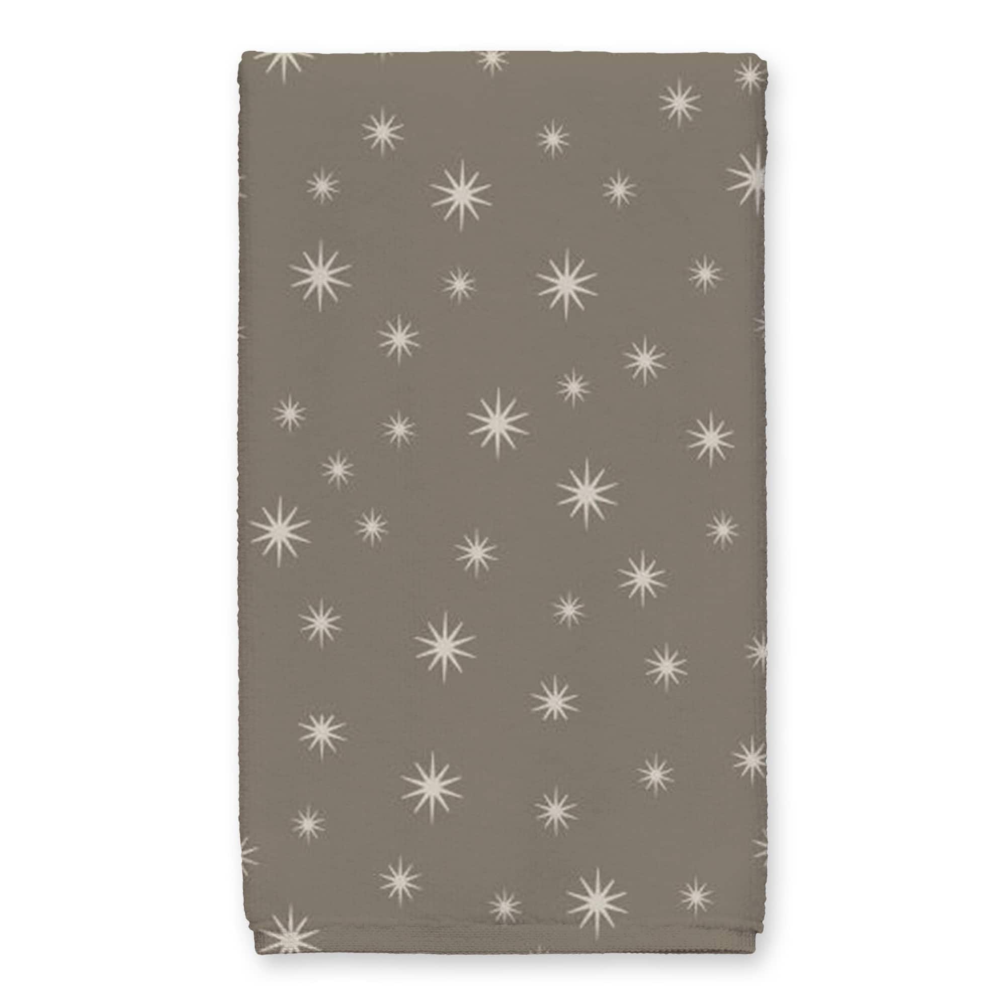 Family Greatest Gift Gray Twinkle Tea Towel - Set of 2