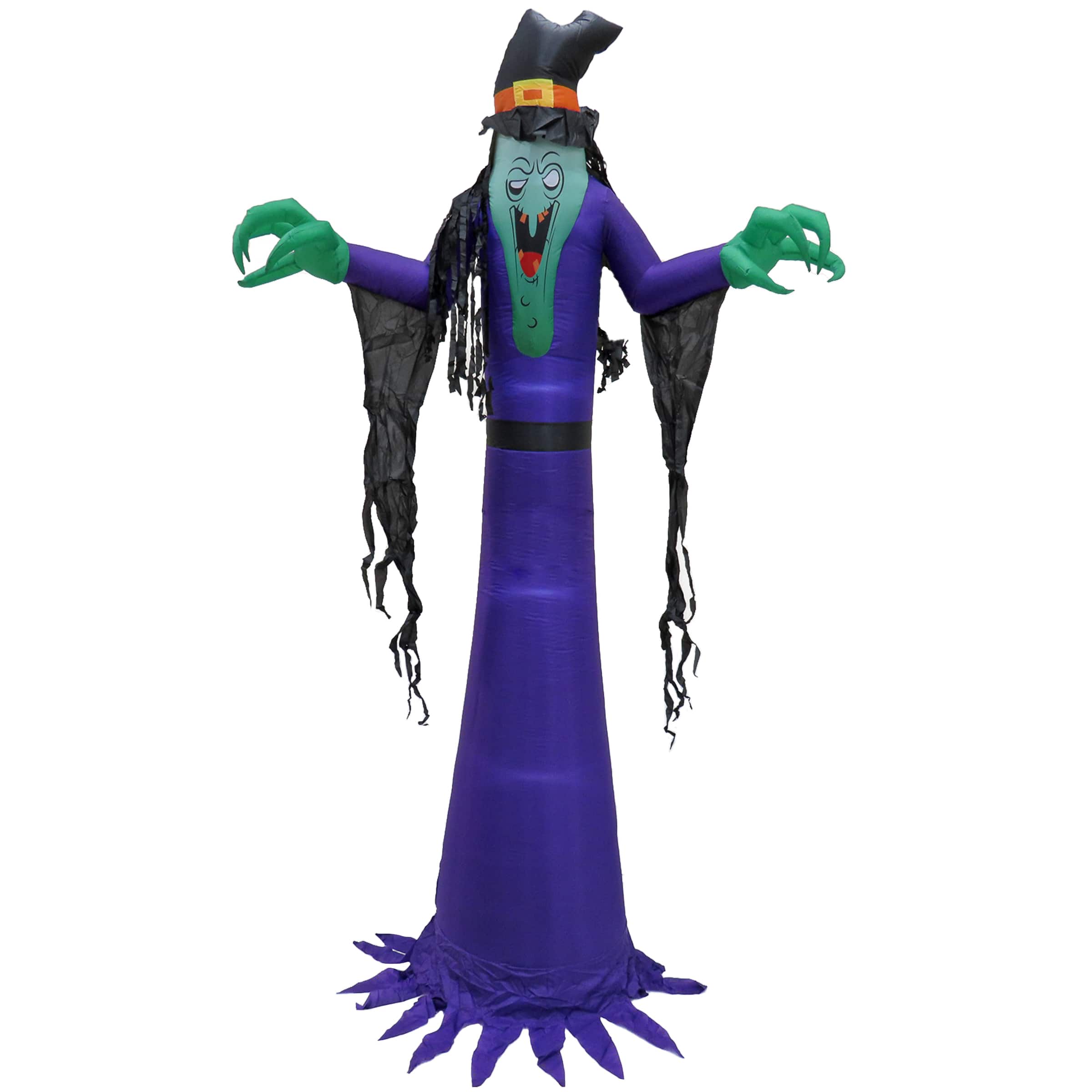 12ft. Inflatable Halloween Witch Decoration with LED Lights