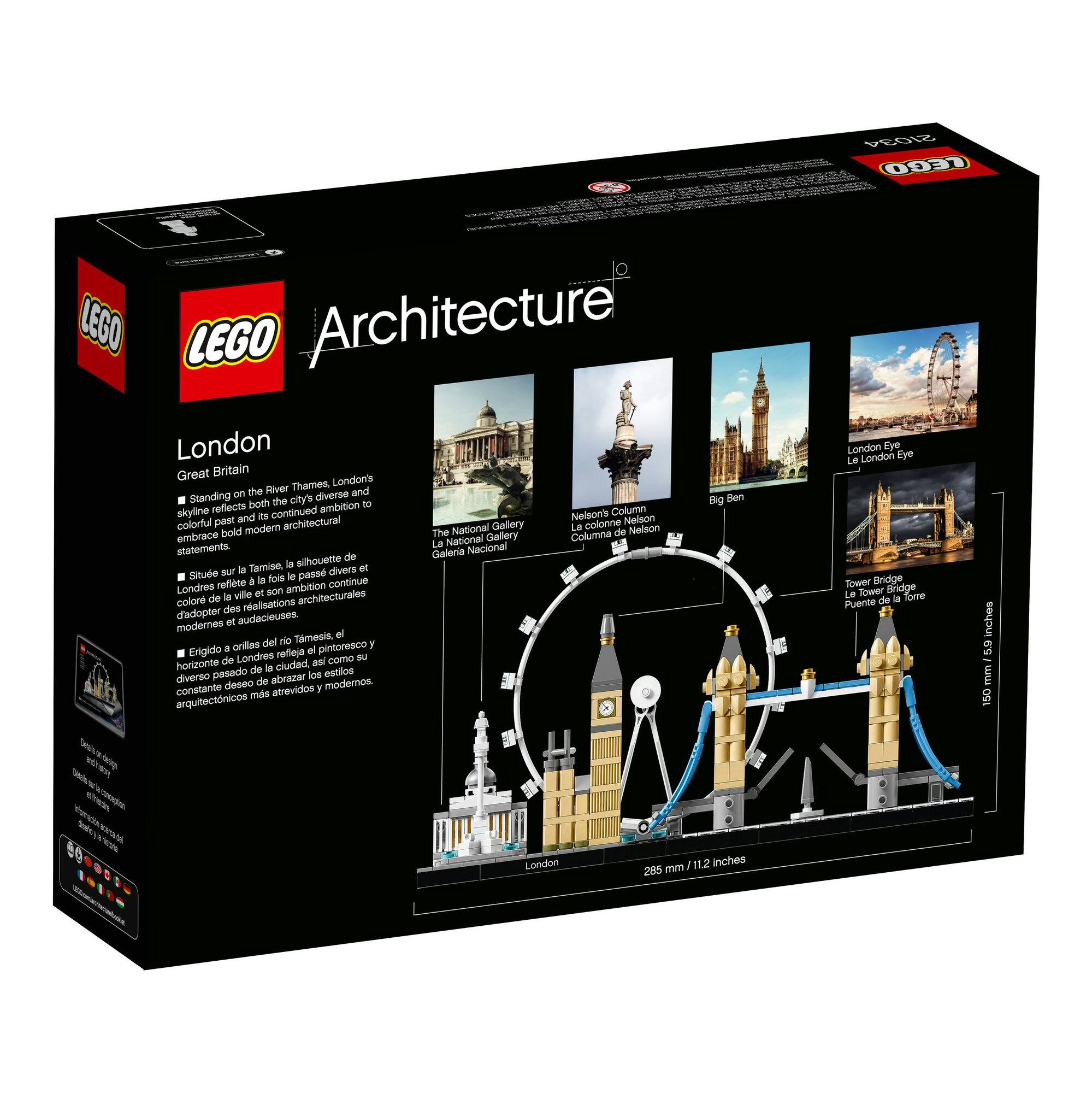 LEGO® Architecture London 21034 Building Kit (468 Piece)
