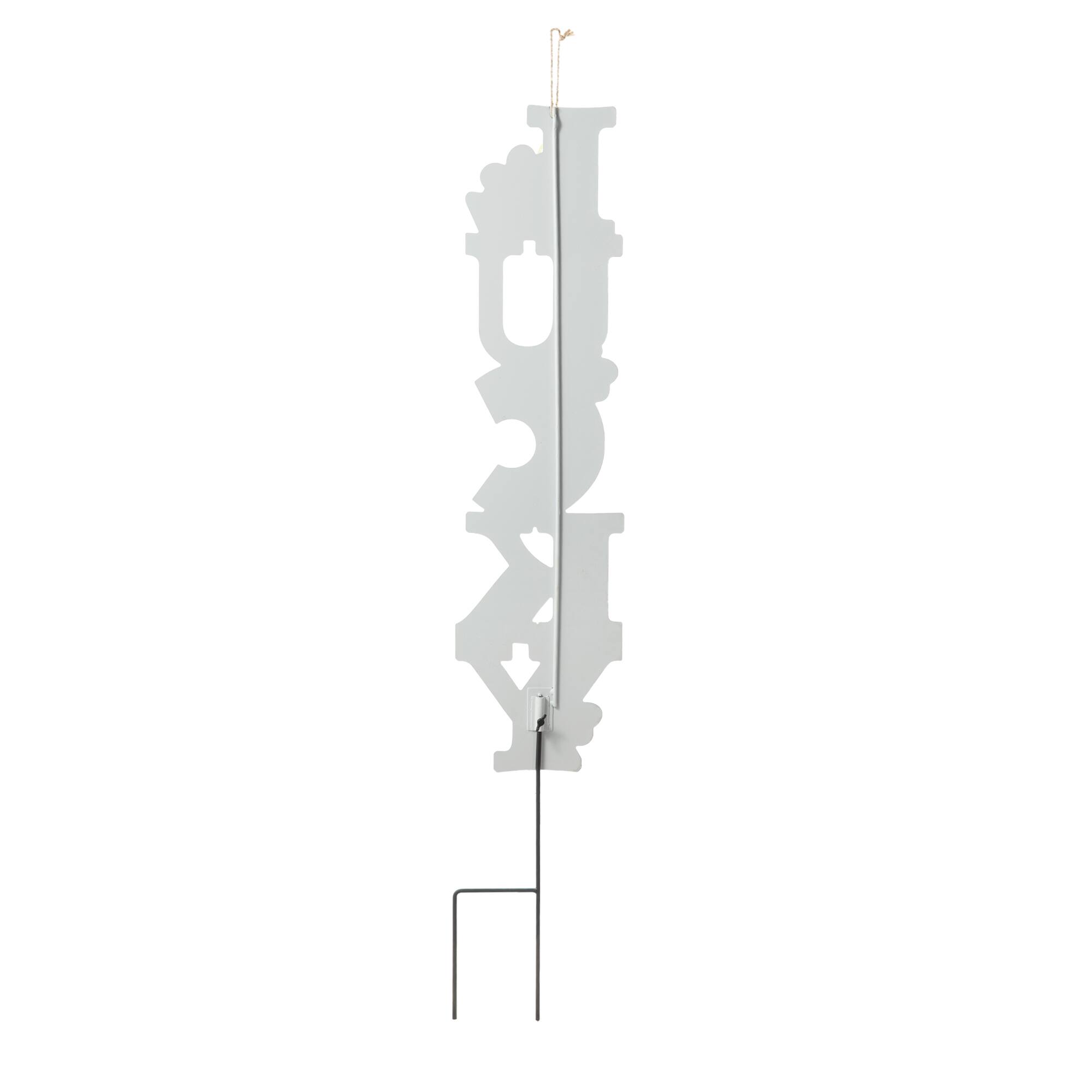 Glitzhome&#xAE; 42&#x22; St. Patrick&#x27;s Metal LUCKY Yard Stake