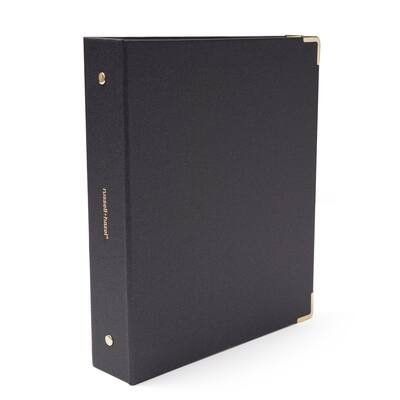 russell + hazel® Onyx Bookcloth Mini 3-Ring Binder | Michaels