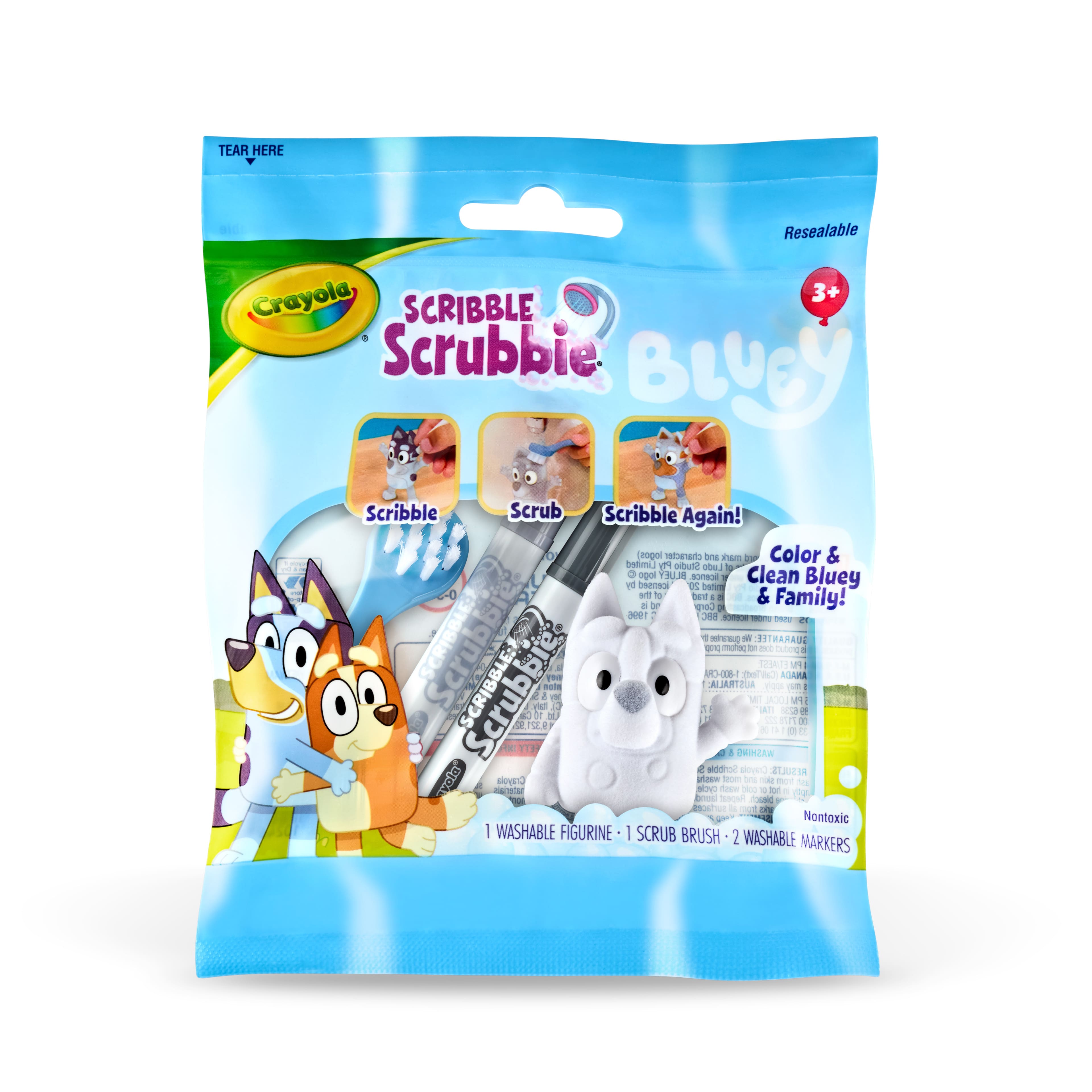 Assorted Crayola&#xAE; Bluey Scribble Scrubbie&#xAE;, 1pc.