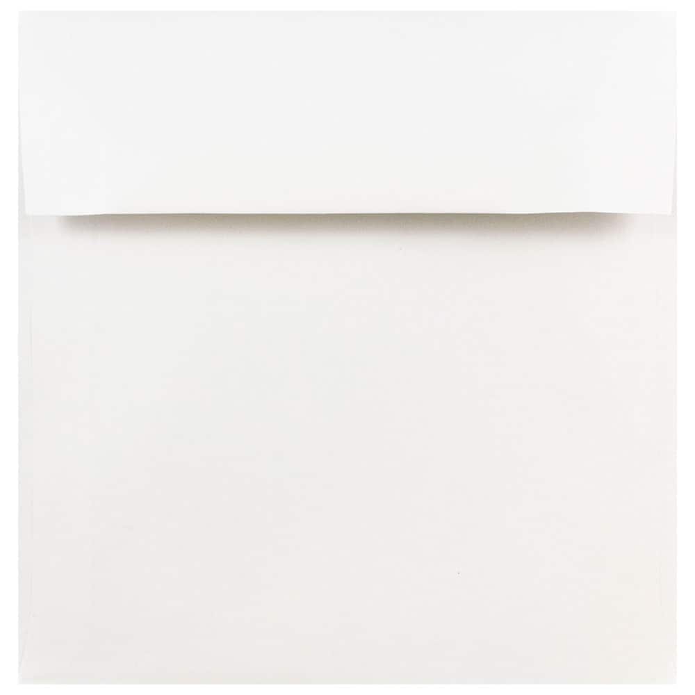 JAM Paper 8" White Square Invitation Envelopes, 25ct.