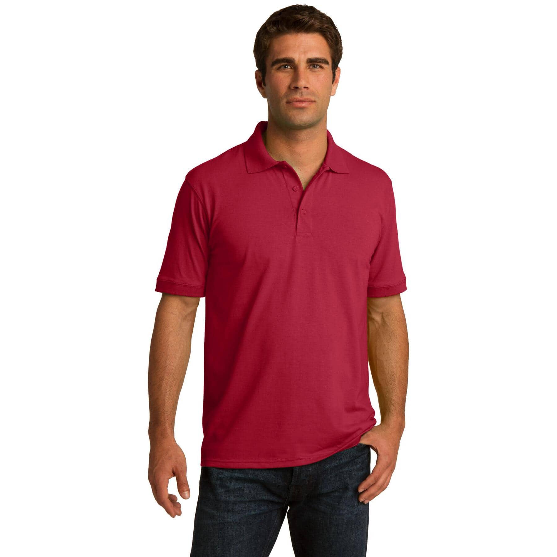 Port & Company® Darks Core Blend Jersey Knit Polo