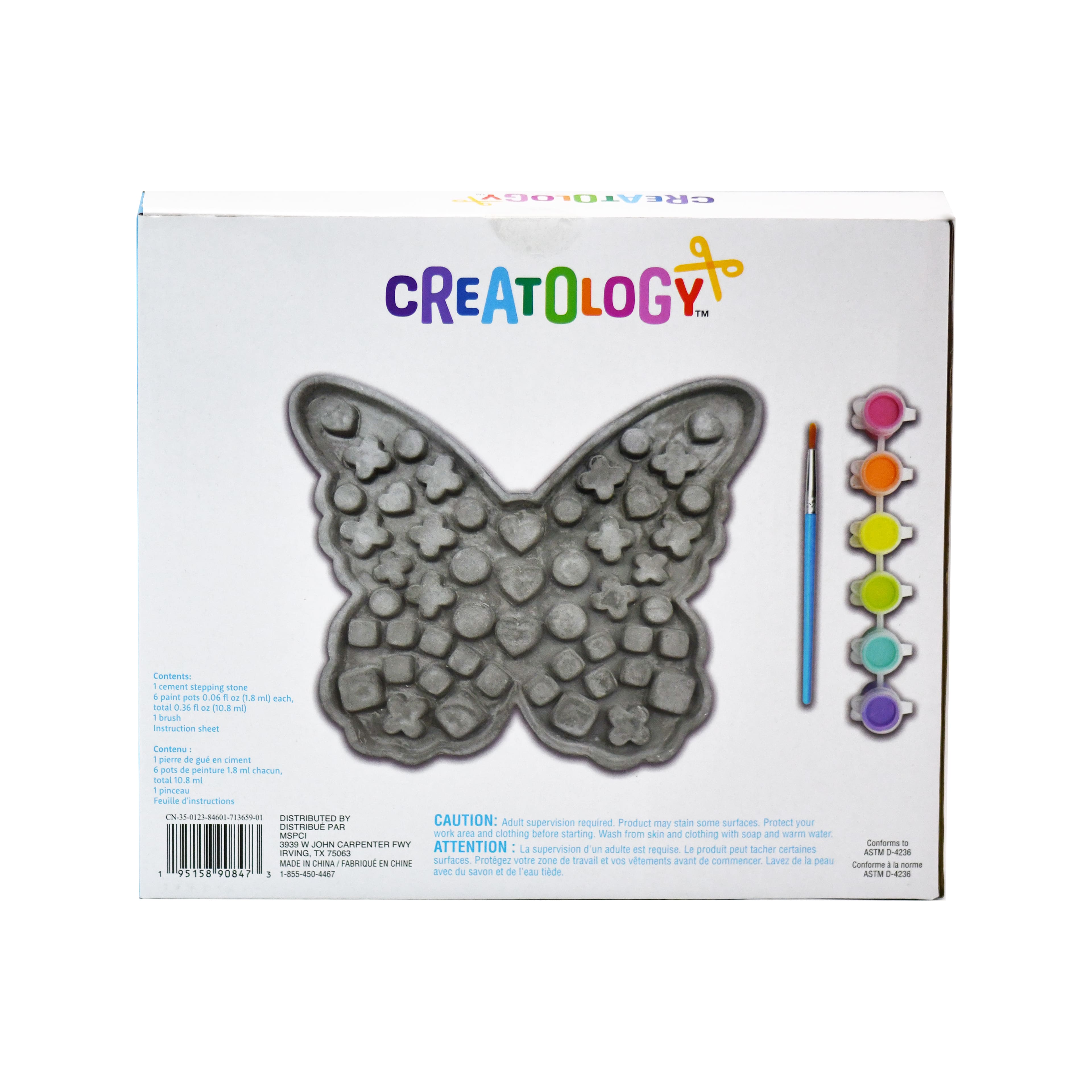 Color Your Own Butterfly Stepping Stone Kit by Creatology&#x2122;
