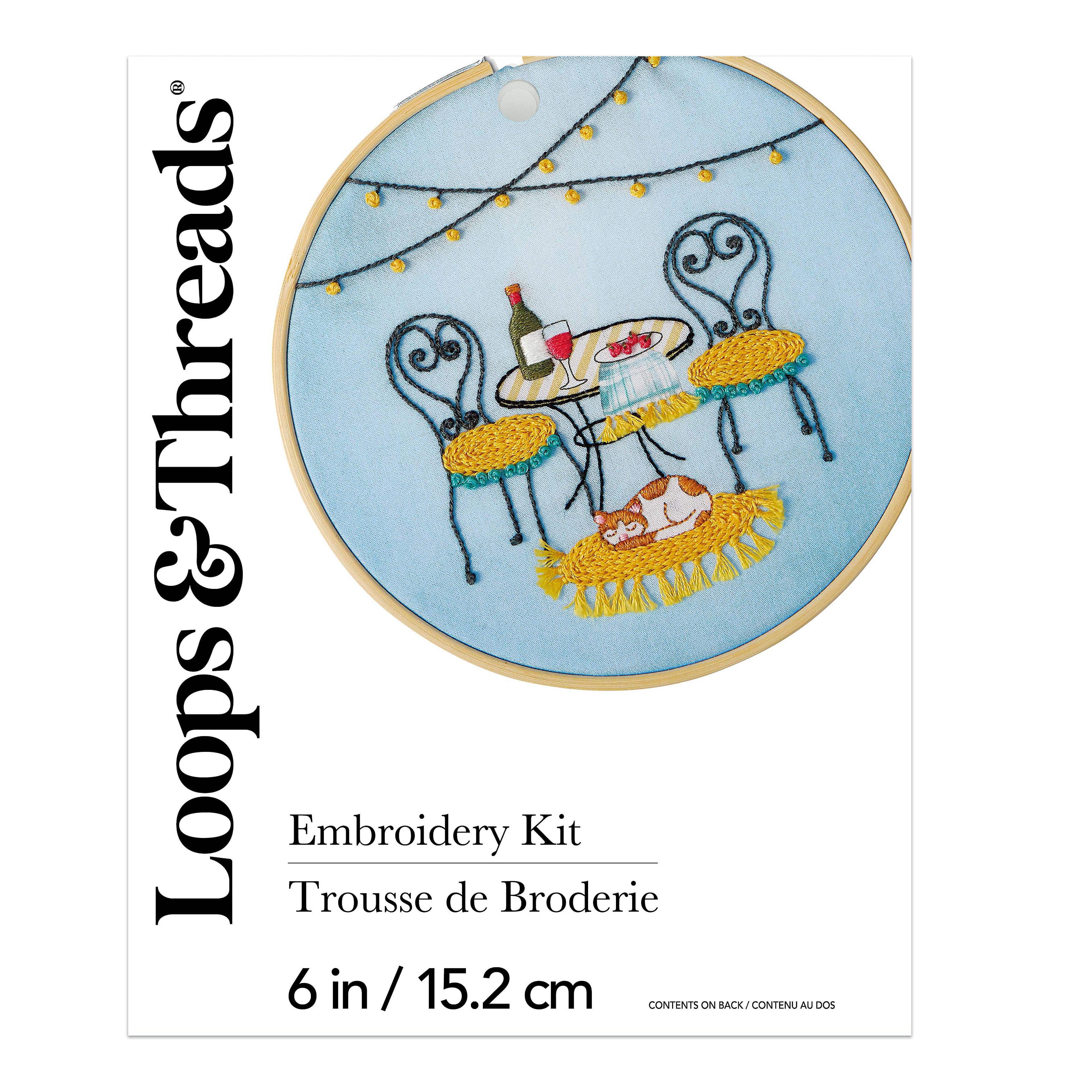 6&#x22; Italian Kitchen Embroidery Kit by Loops &#x26; Threads&#xAE;
