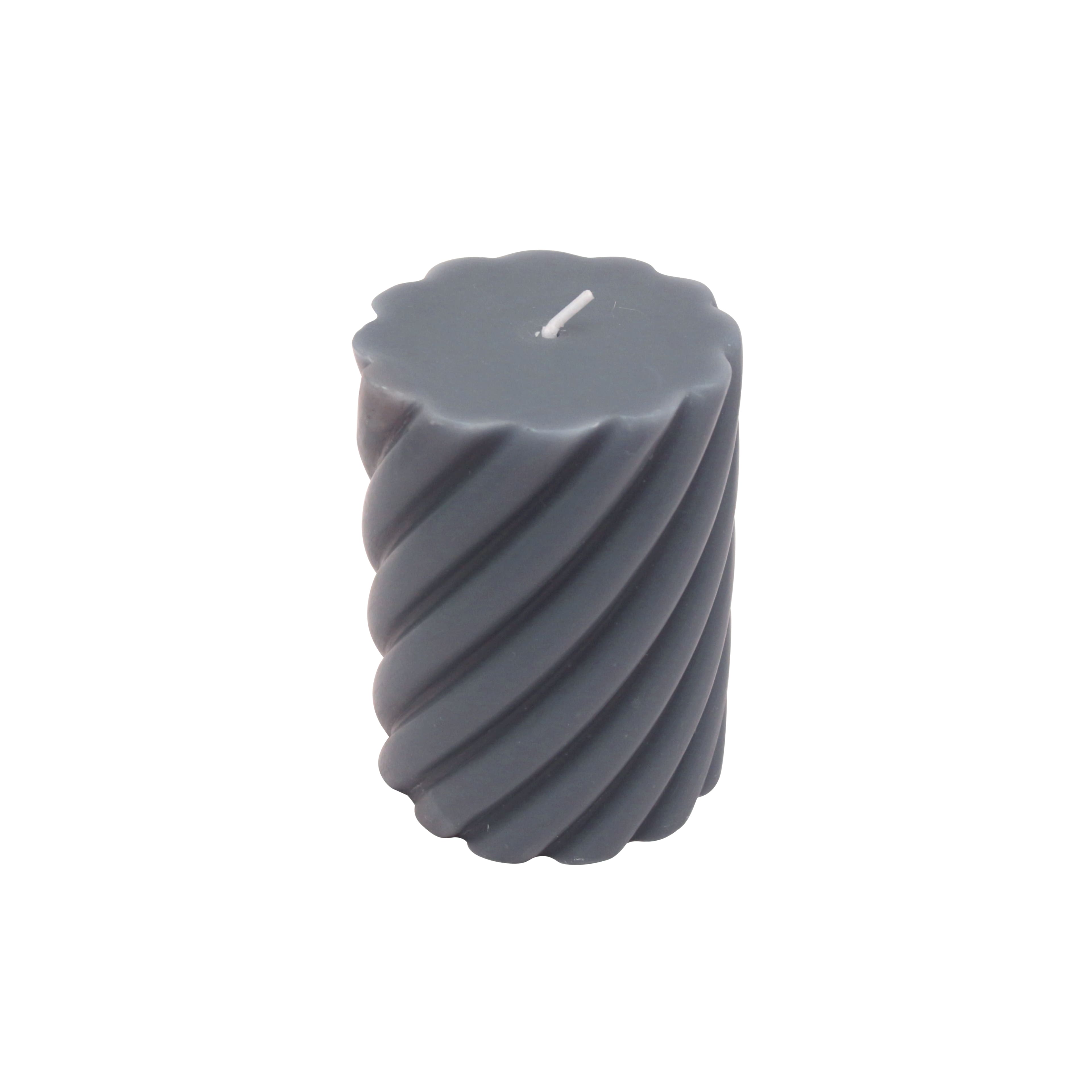 Lightly Fragranced Twist Pillar Candle by Ashland&#xAE;