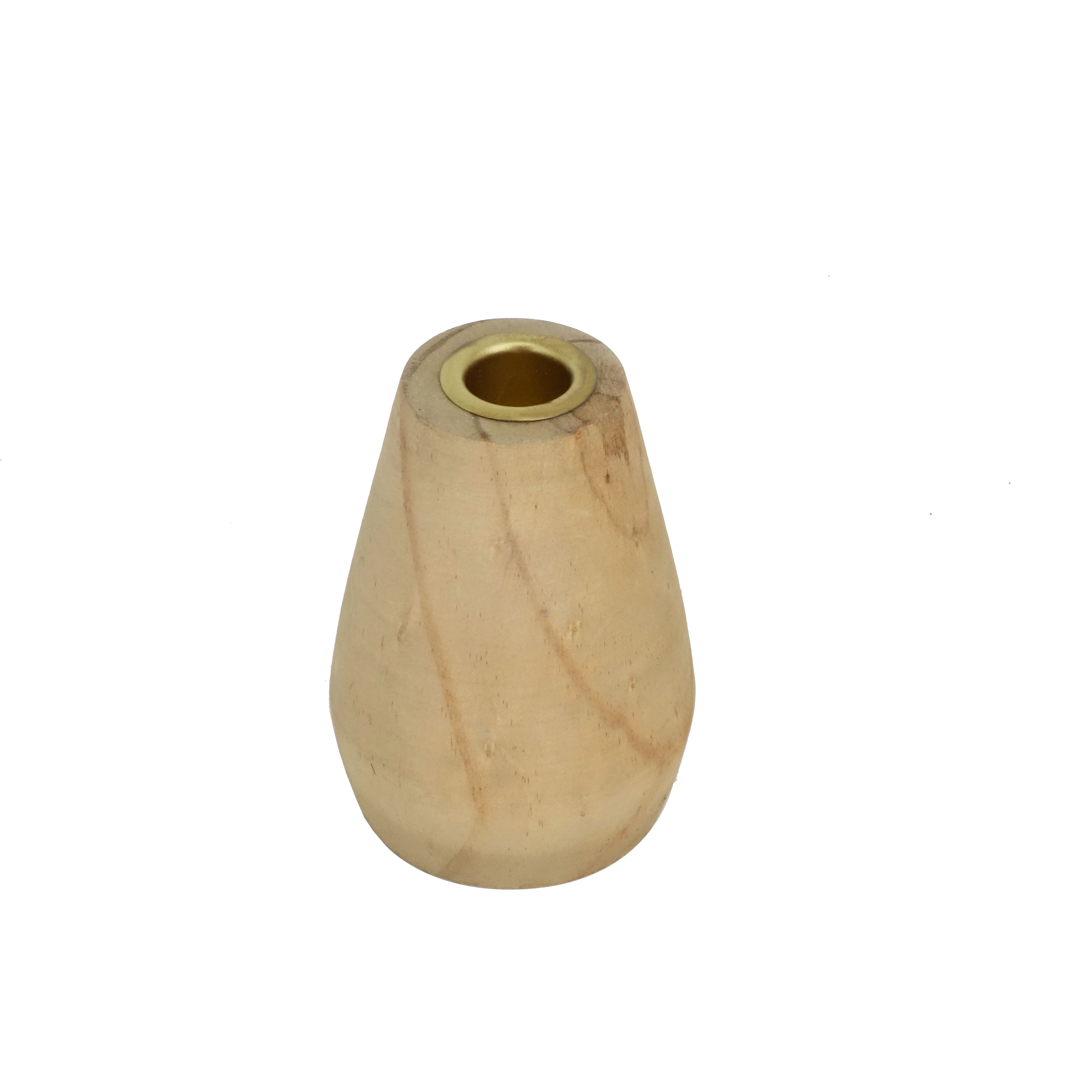4&#x22; Pine Wood Taper Candle Holder by Ashland&#xAE;