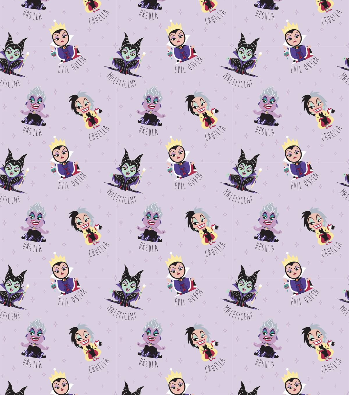 Disney® Villains Toss Cotton Fabric