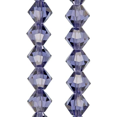 Preciosa Glass Crystal Bicone Beads, 6mm by Bead Landing™ image