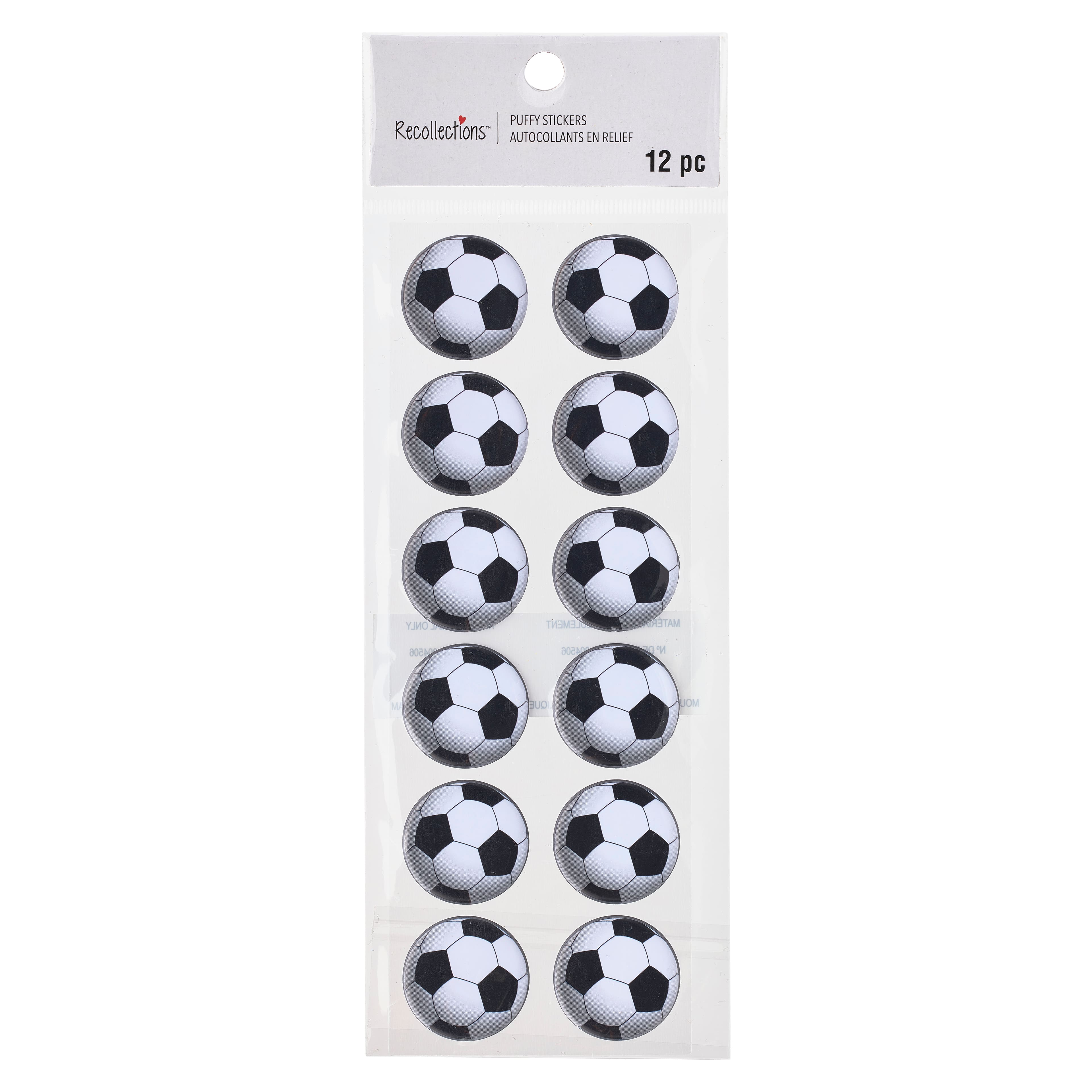 12 Pack: 12 ct. (144 total) Soccer Ball Repeats Stickers by Recollections™