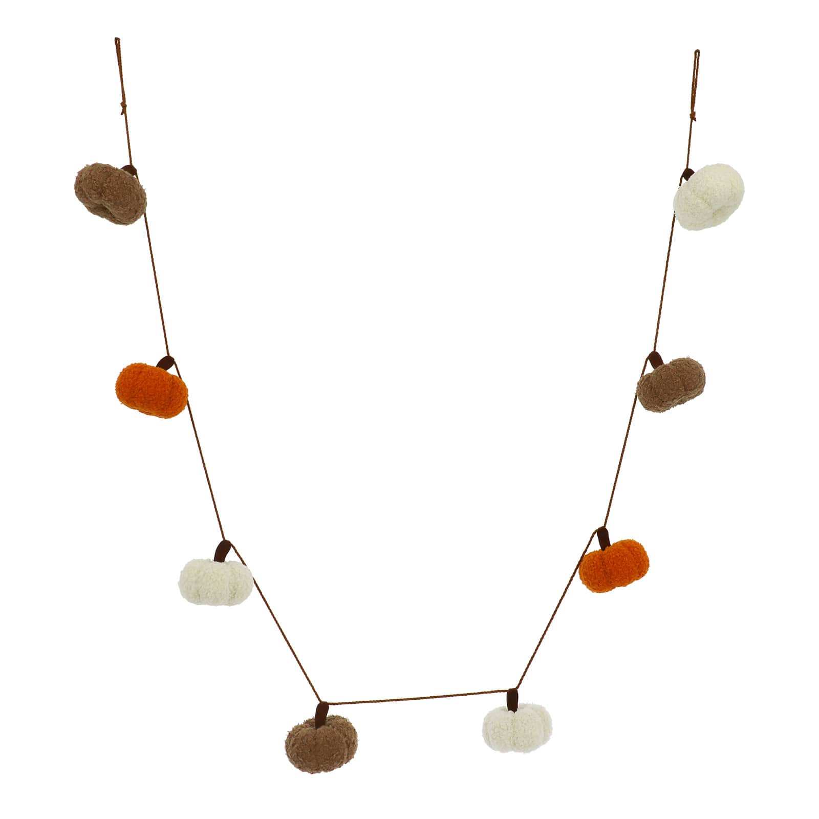 6ft. Yellow, Cream &#x26; Brown Pumpkin Garland by Ashland&#xAE;