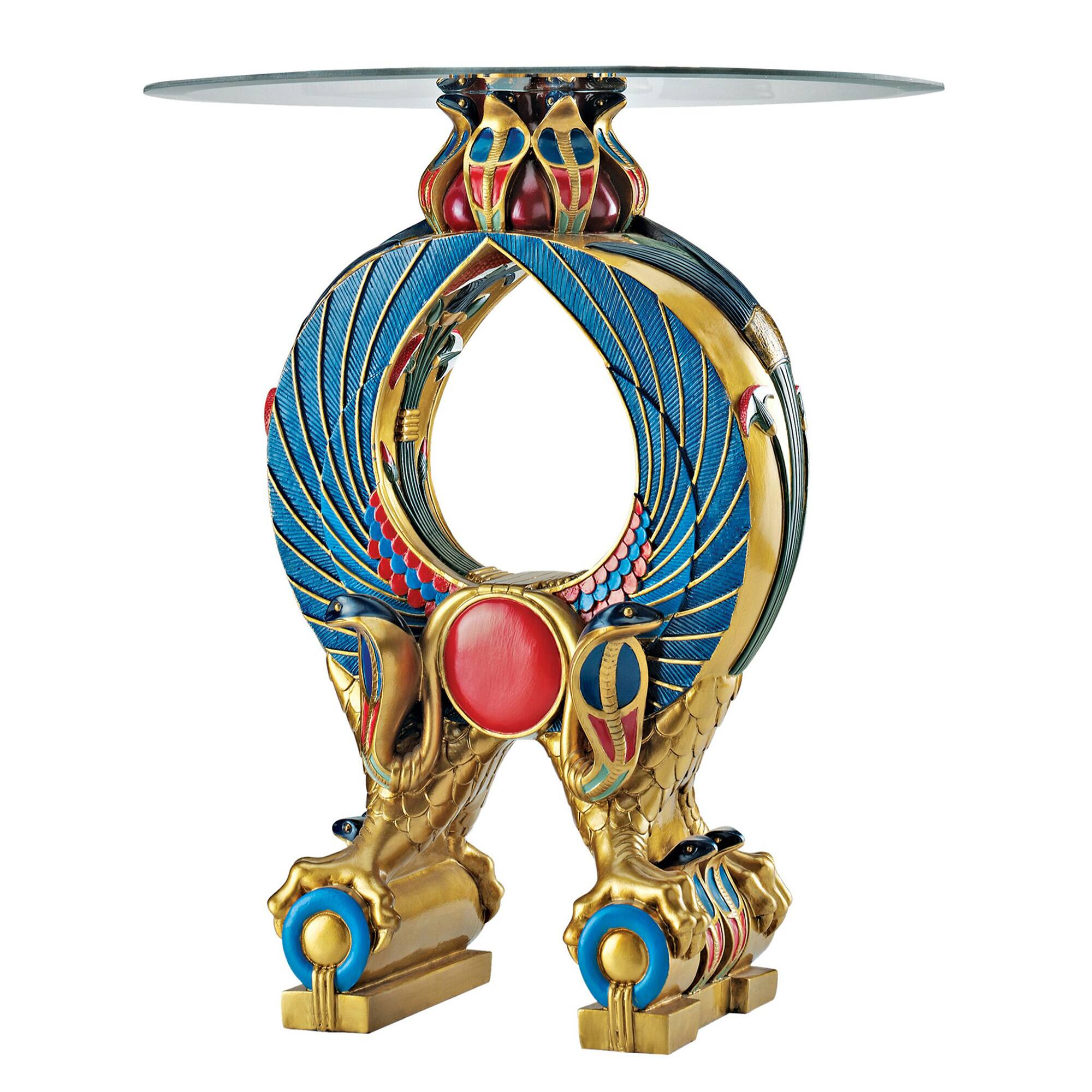 Design Toscano 19.5" Wings of Horus Egyptian Altar Side Table
